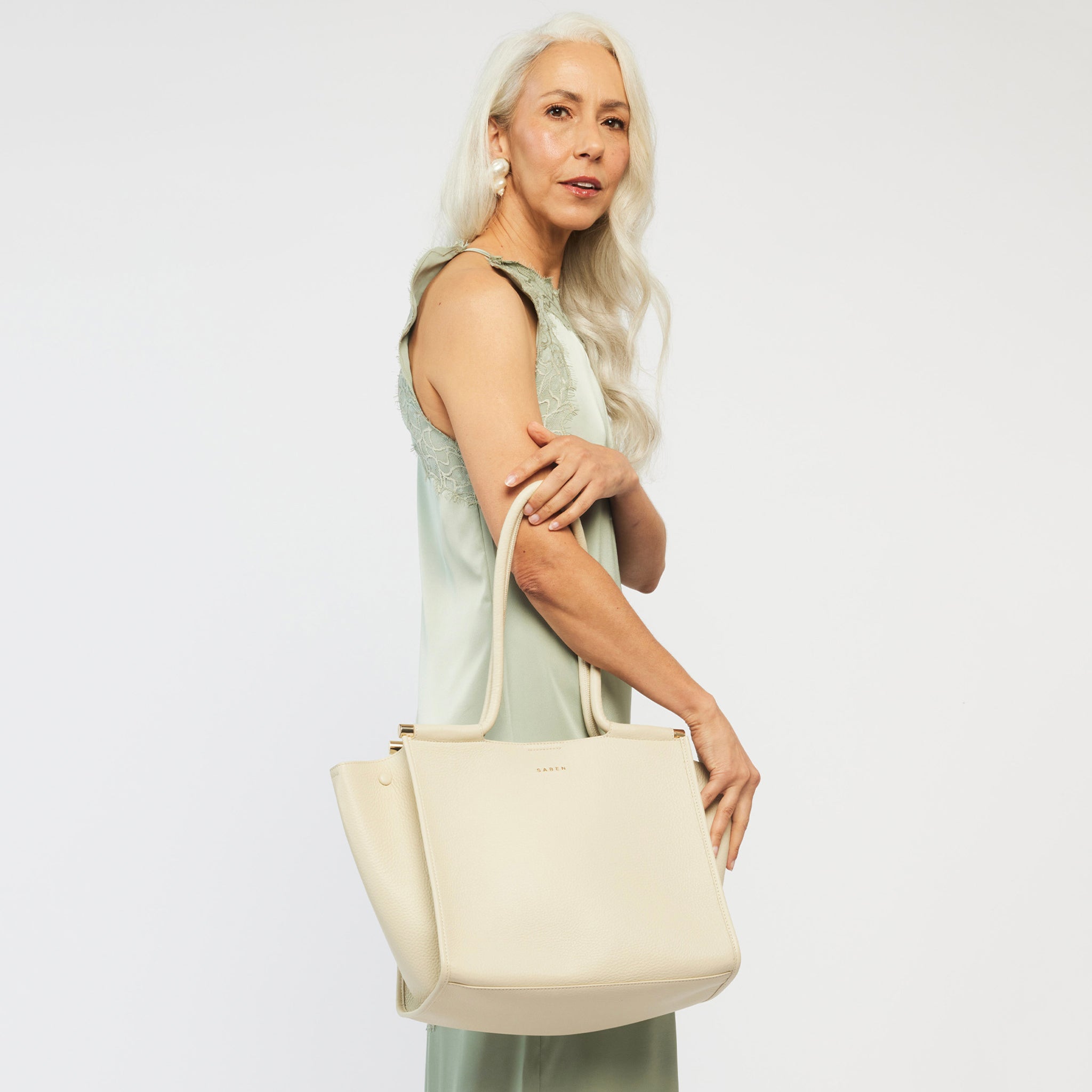 Saben Callie Tote - Sand & Bronze