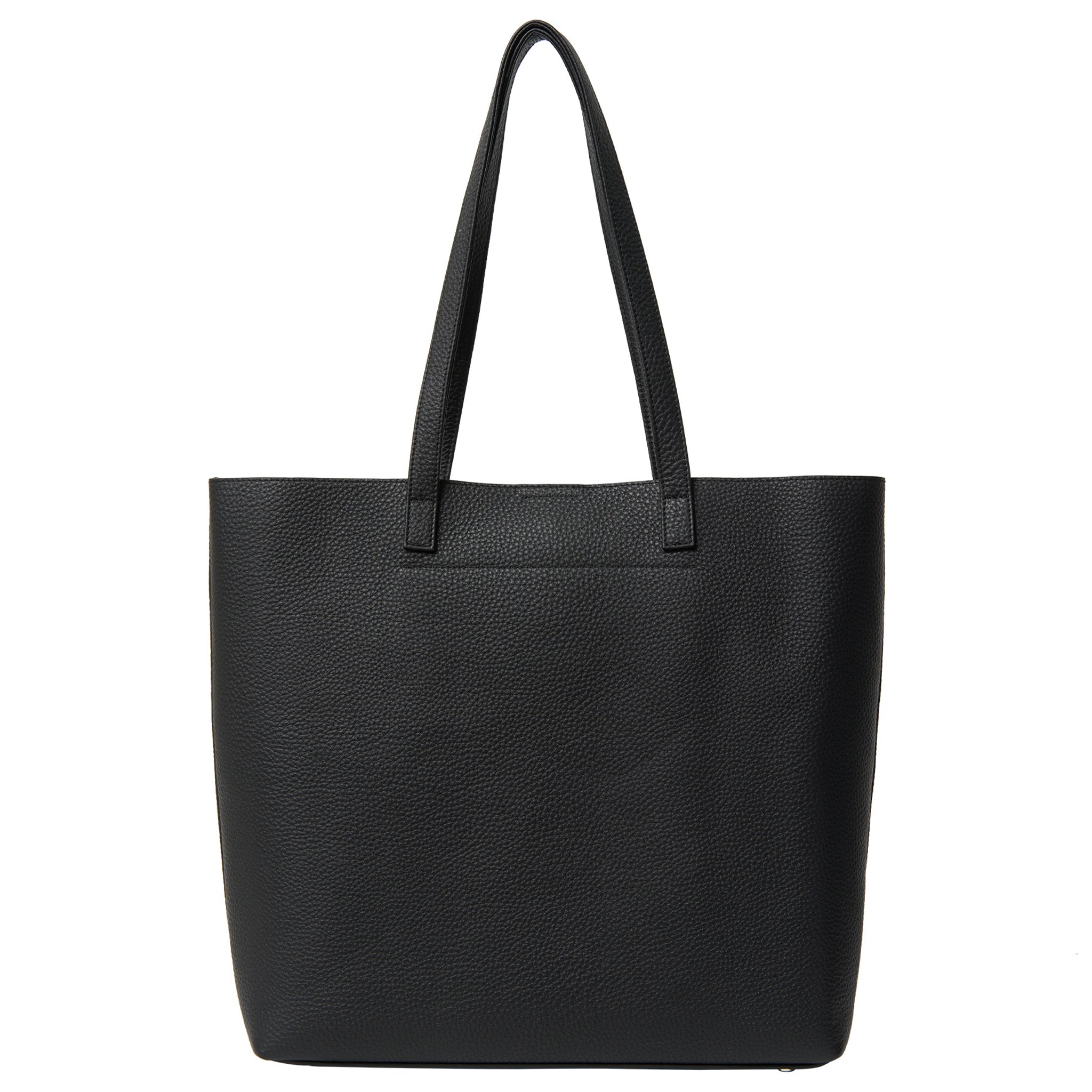 Saben Carter Tote - Black & Tan Chain Print