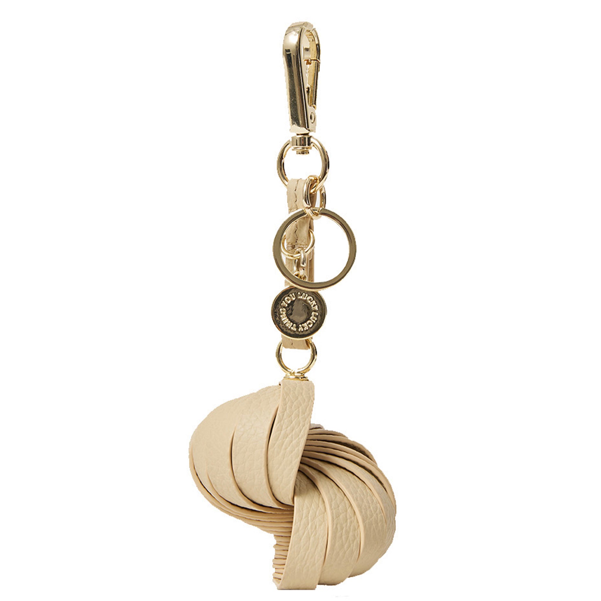 Saben Charm Keyring - Conch Sand