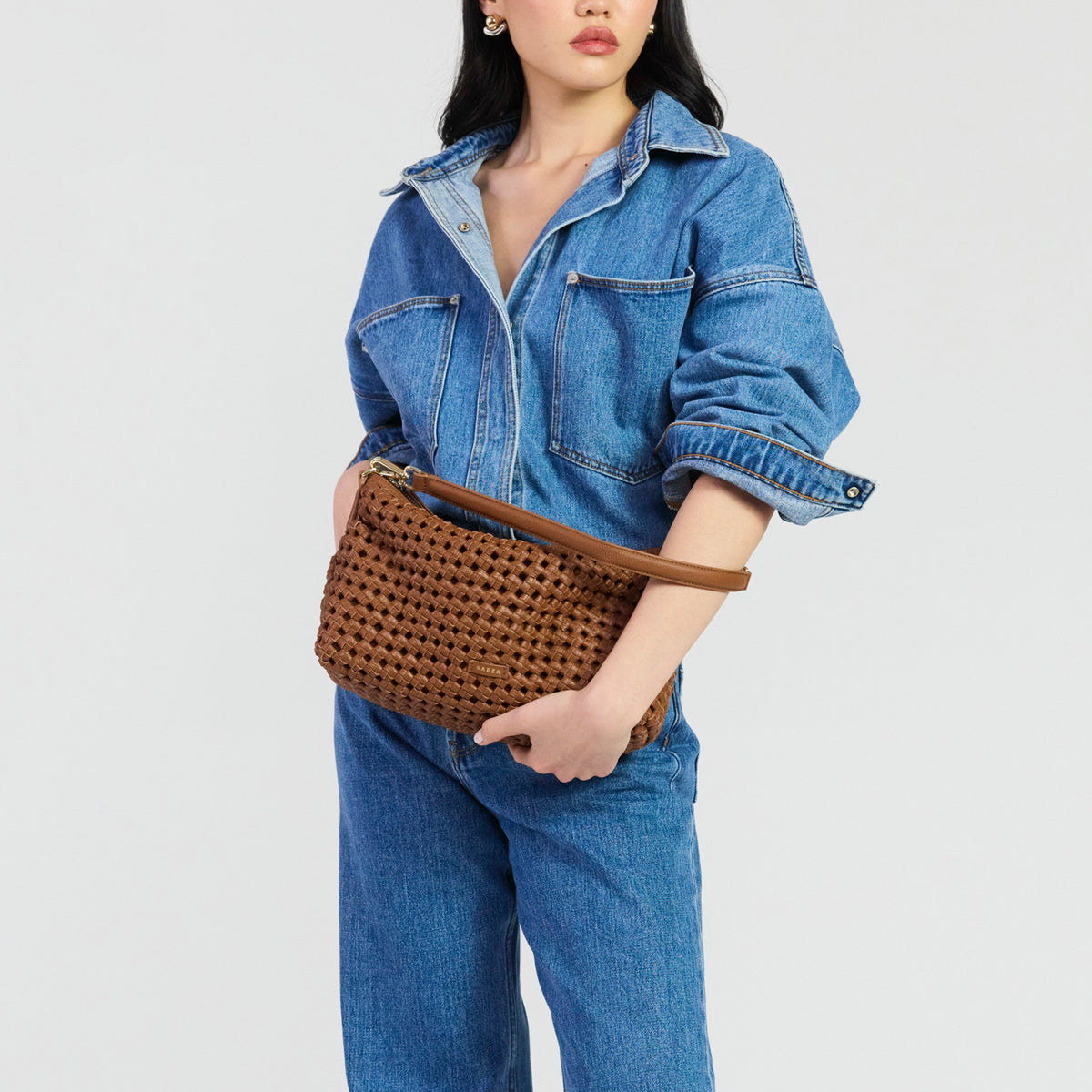 Saben Claudia Shoulder Bag - Tan Braid