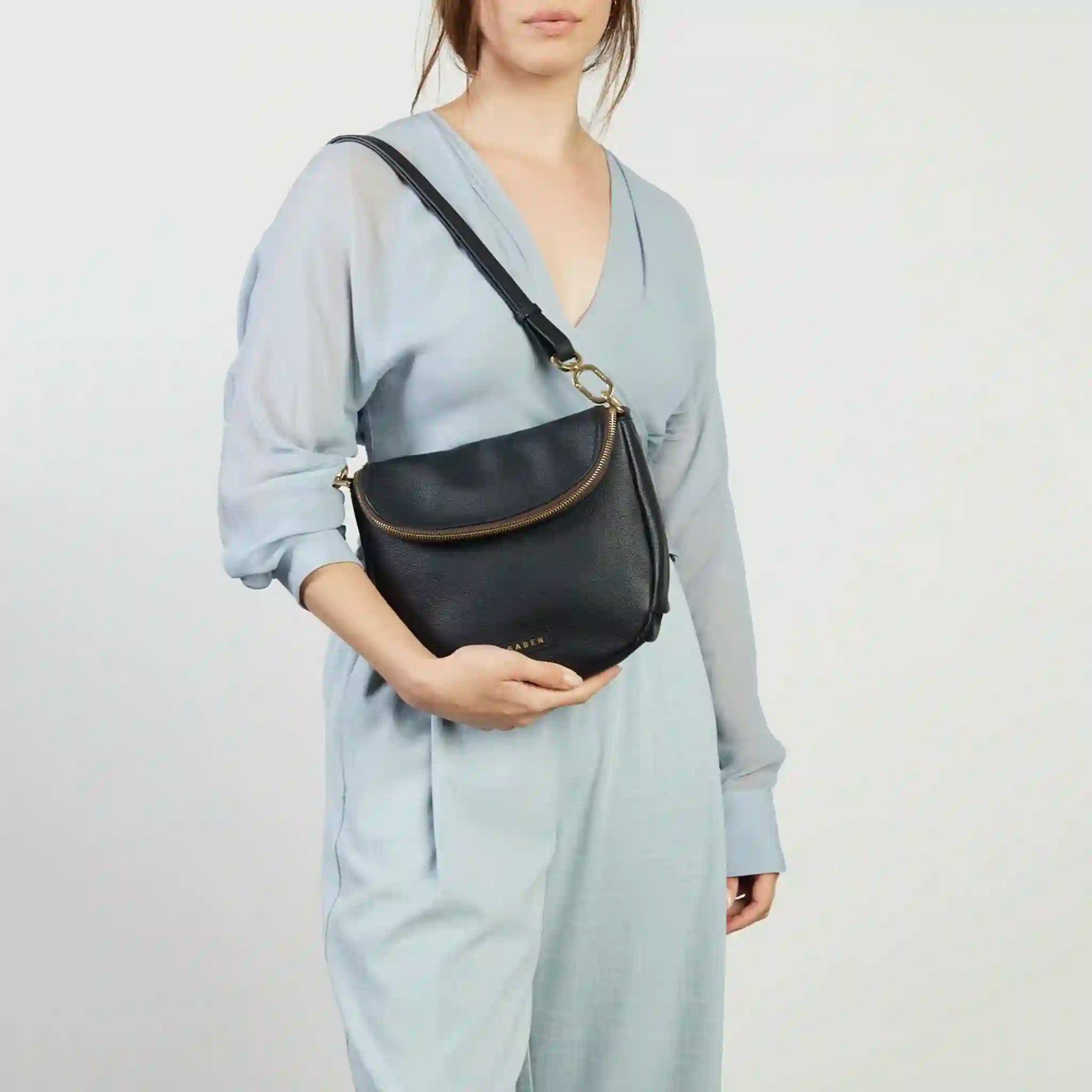 Saben Fifi Crossbody Bag - Black