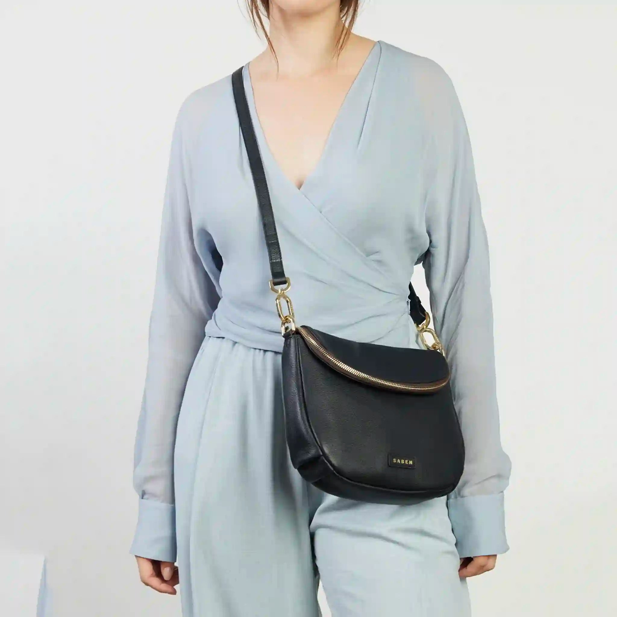 Saben Fifi Crossbody Bag - Black