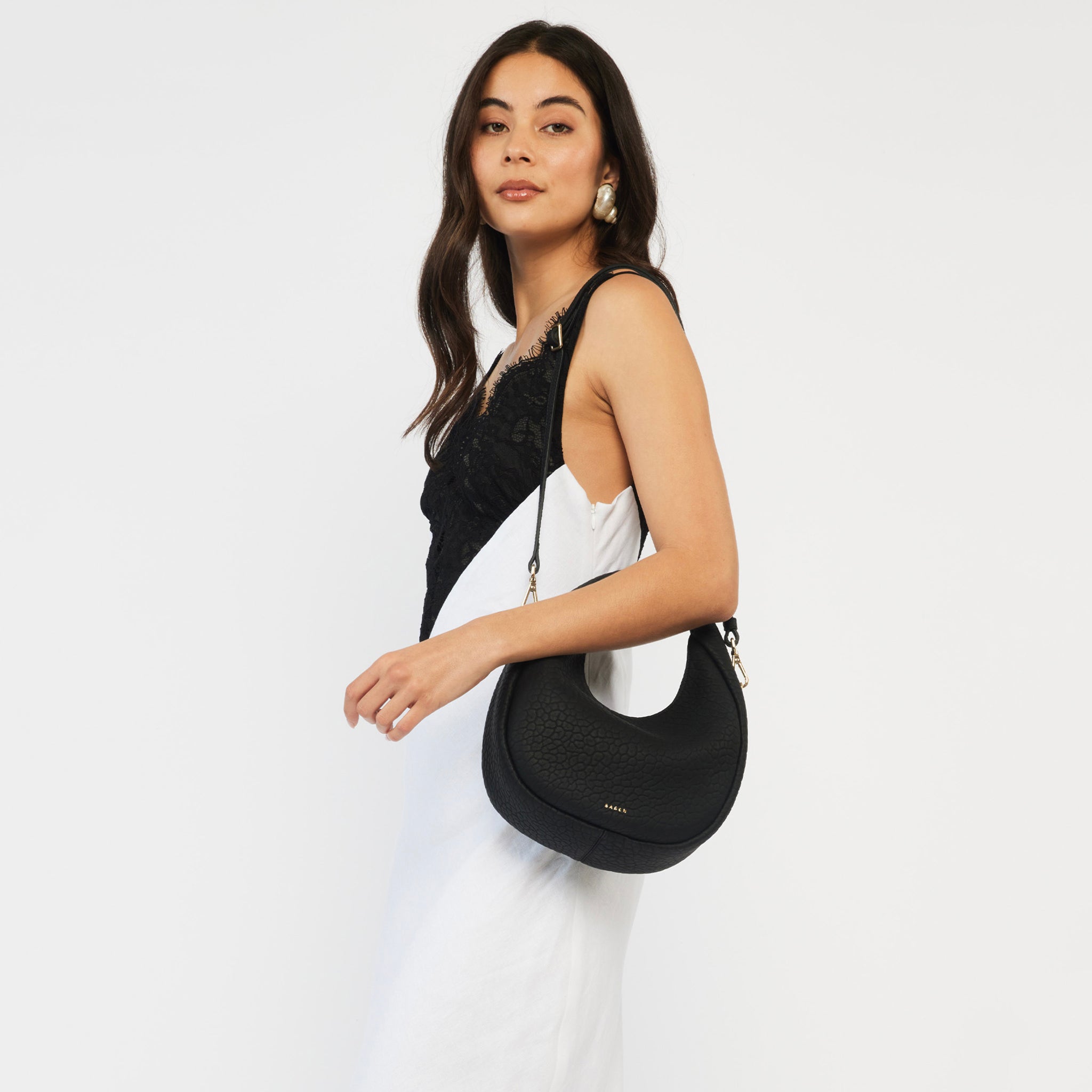 Saben Halle Mini Bag - Black Bubble