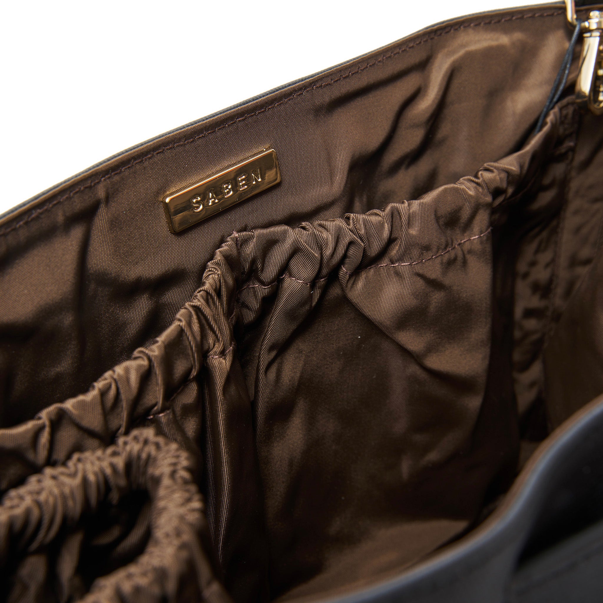 Saben Kondo Organiser Insert - Black with Brown Interior