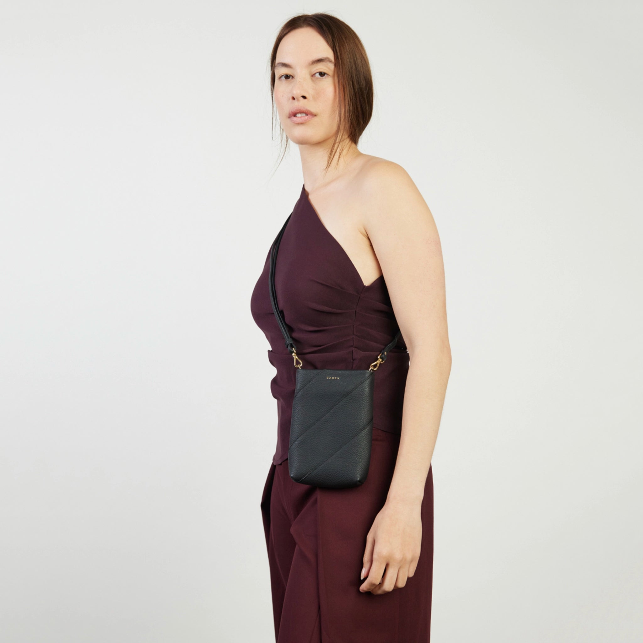 Saben Maggie Crossbody Bag - Black Bias