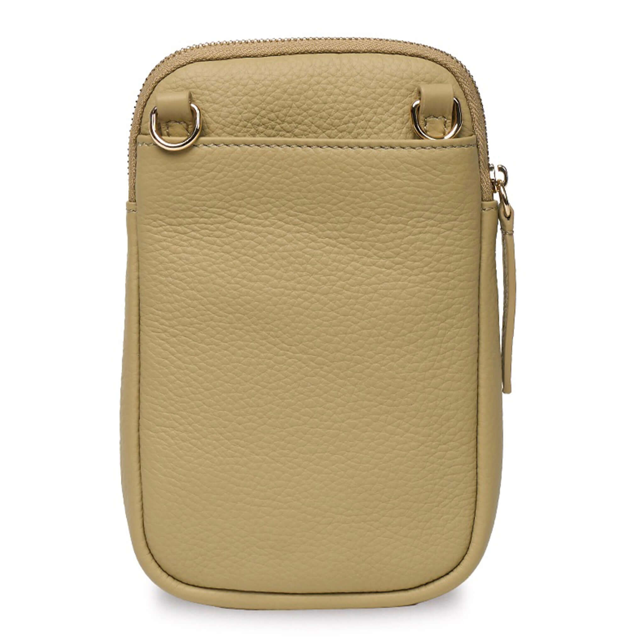 Saben Nikko Pocket Phone Sling - Willow Luxe in a fashionable willow hue with a front pocket for essential items.