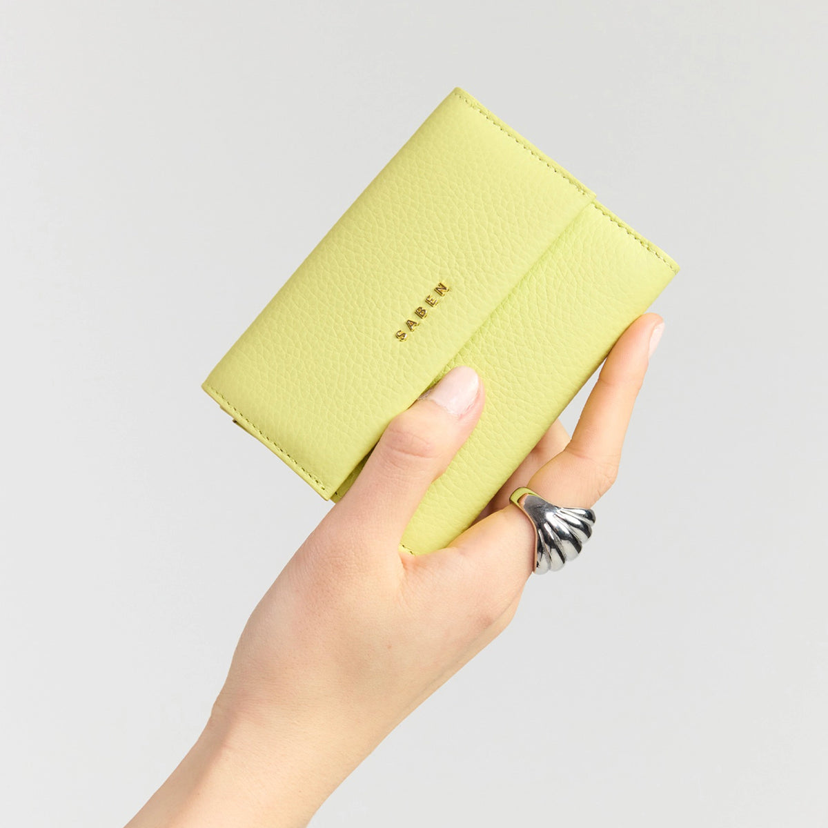 Saben Pico Tri-Fold Wallet - Pistachio