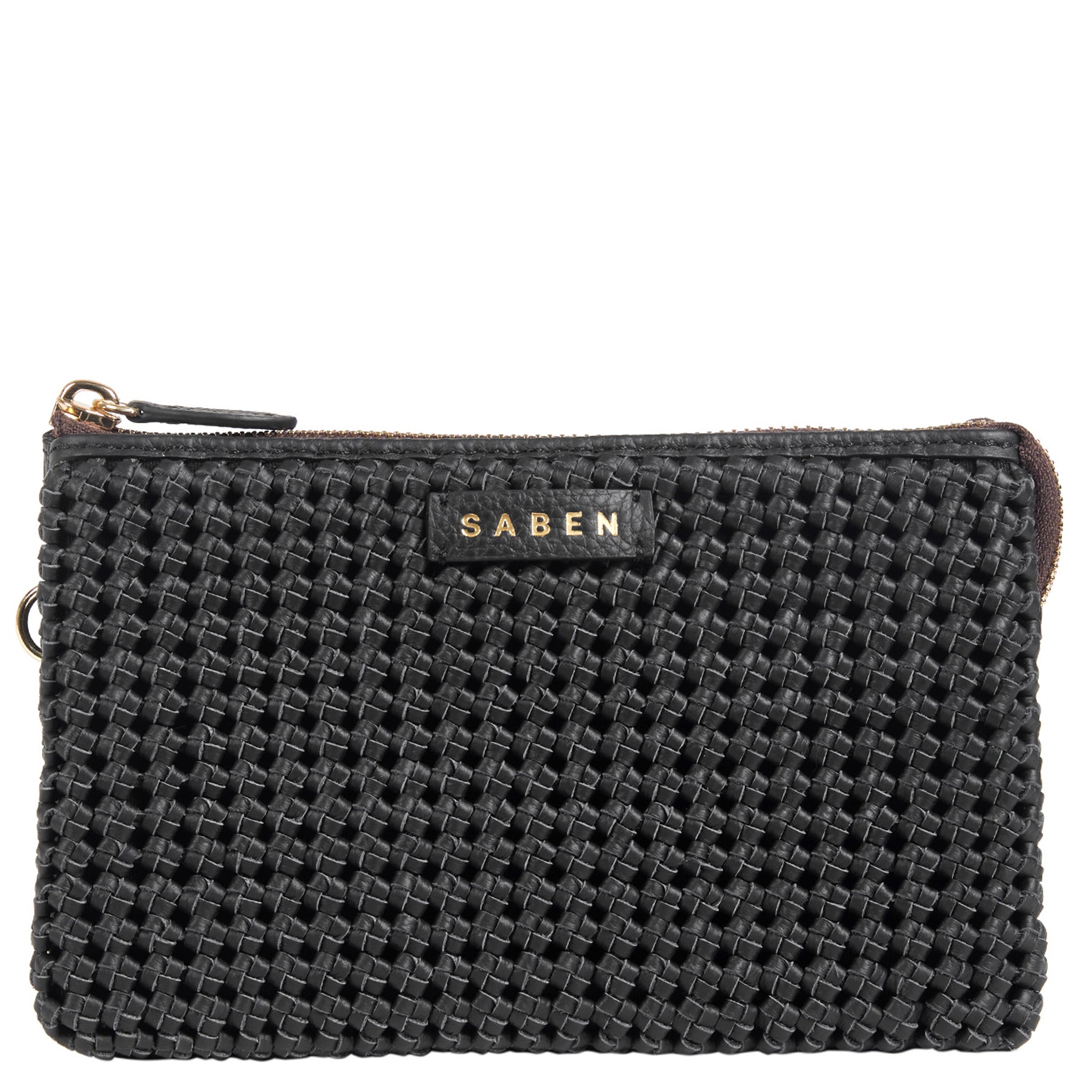 Saben Tilly Crossbody Bag - Black Fine Braid