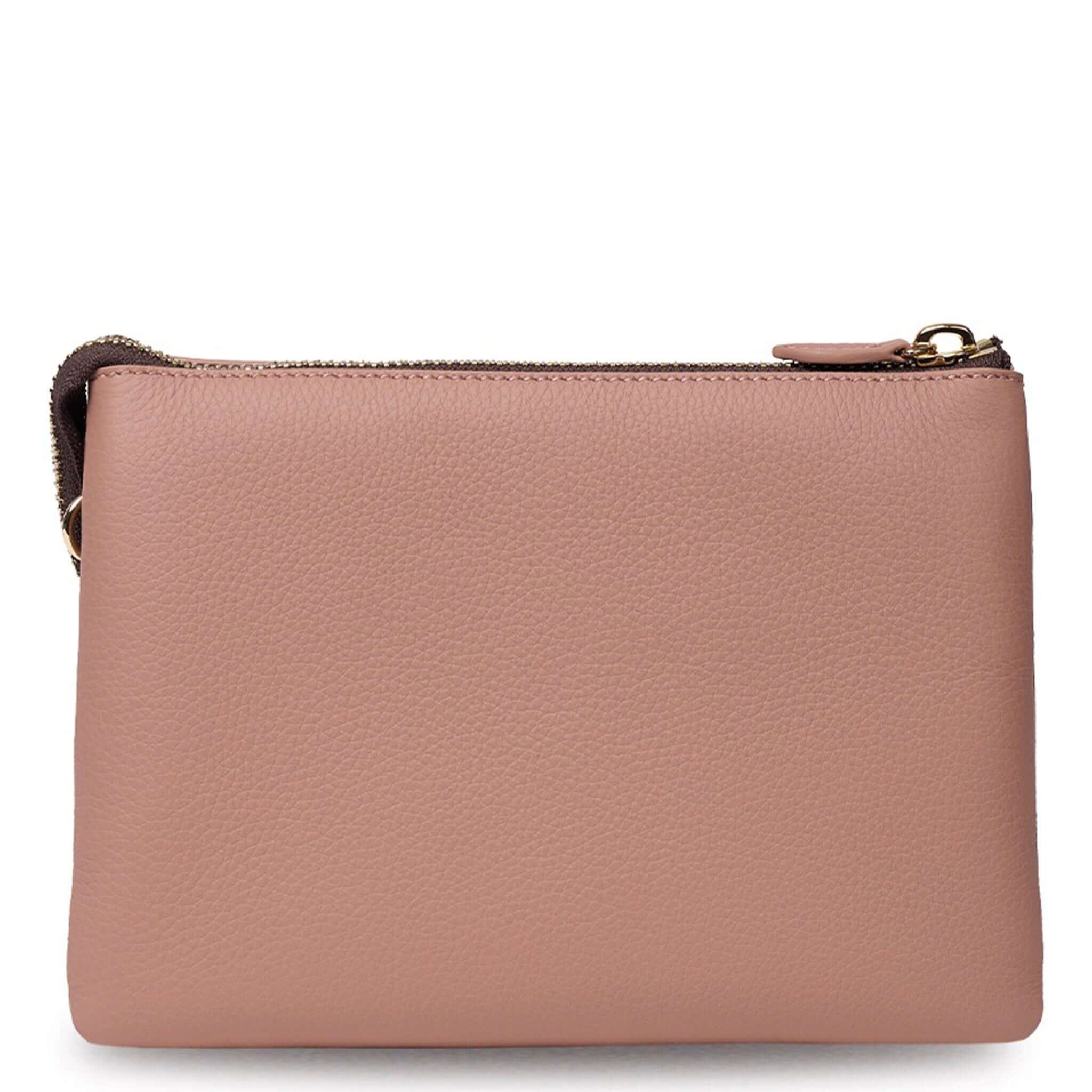 Saben Tilly's Big Sis Crossbody Bag - Rosewater in pebbled leather, ideal for workdays and weekends.