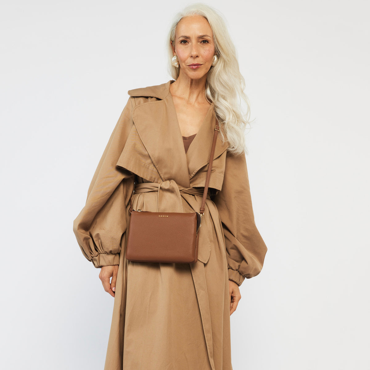 Saben Tilly's Big Sis Crossbody Bag - Tan