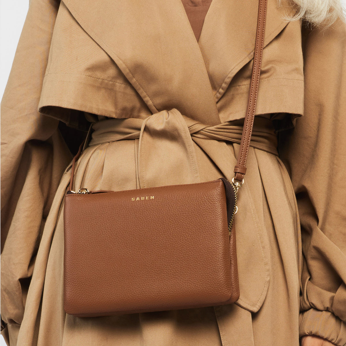 Saben Tilly's Big Sis Crossbody Bag - Tan