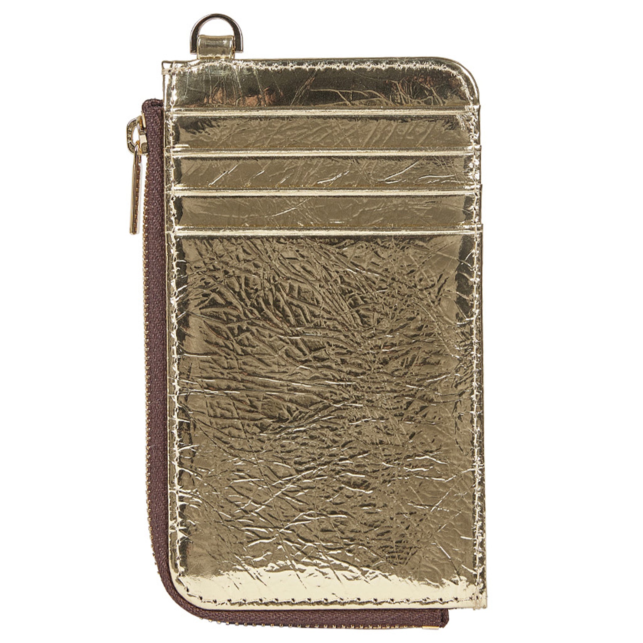 Saben Winona Card Holder - Gold Crinkle