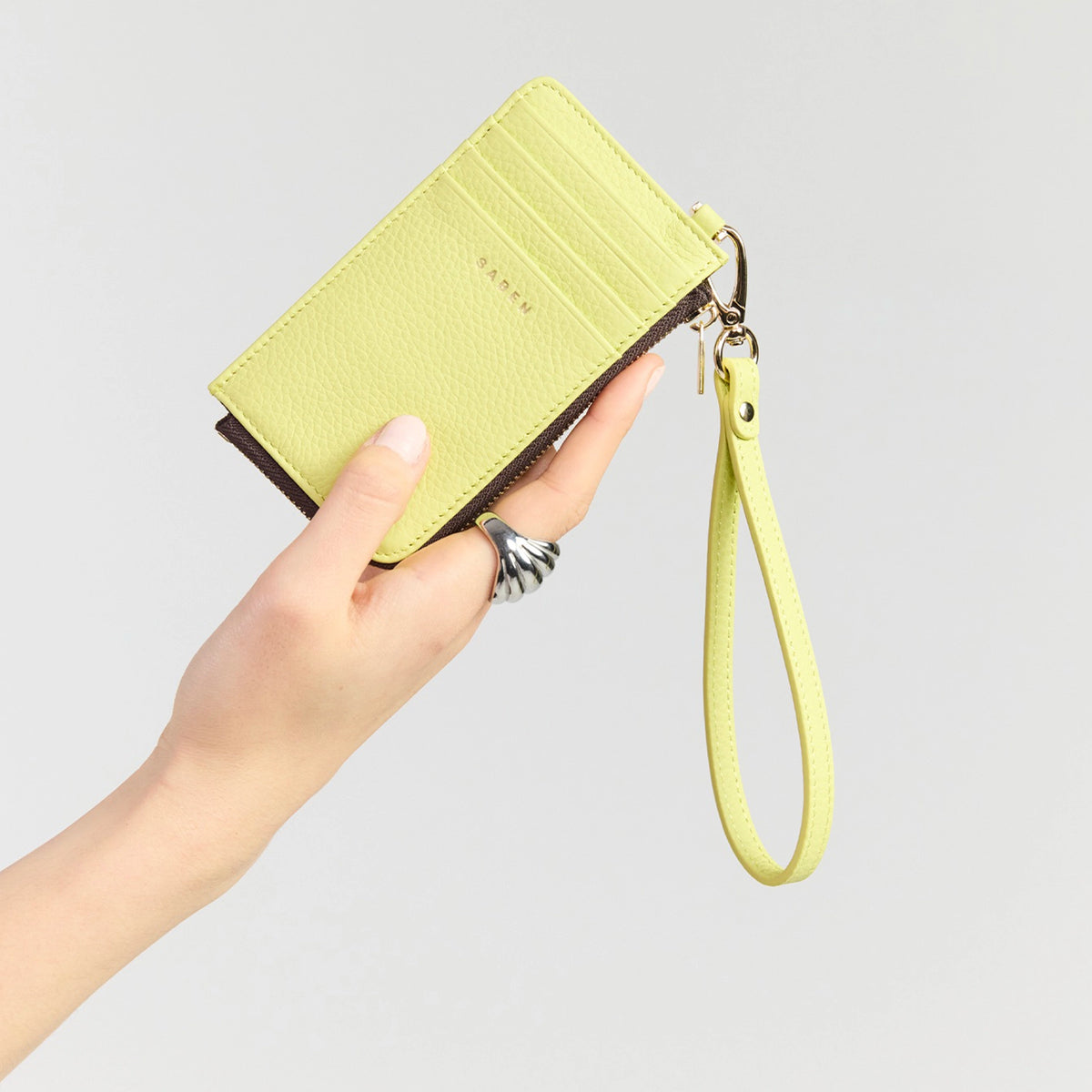 Saben Winona Card Holder Wristlet - Pistachio