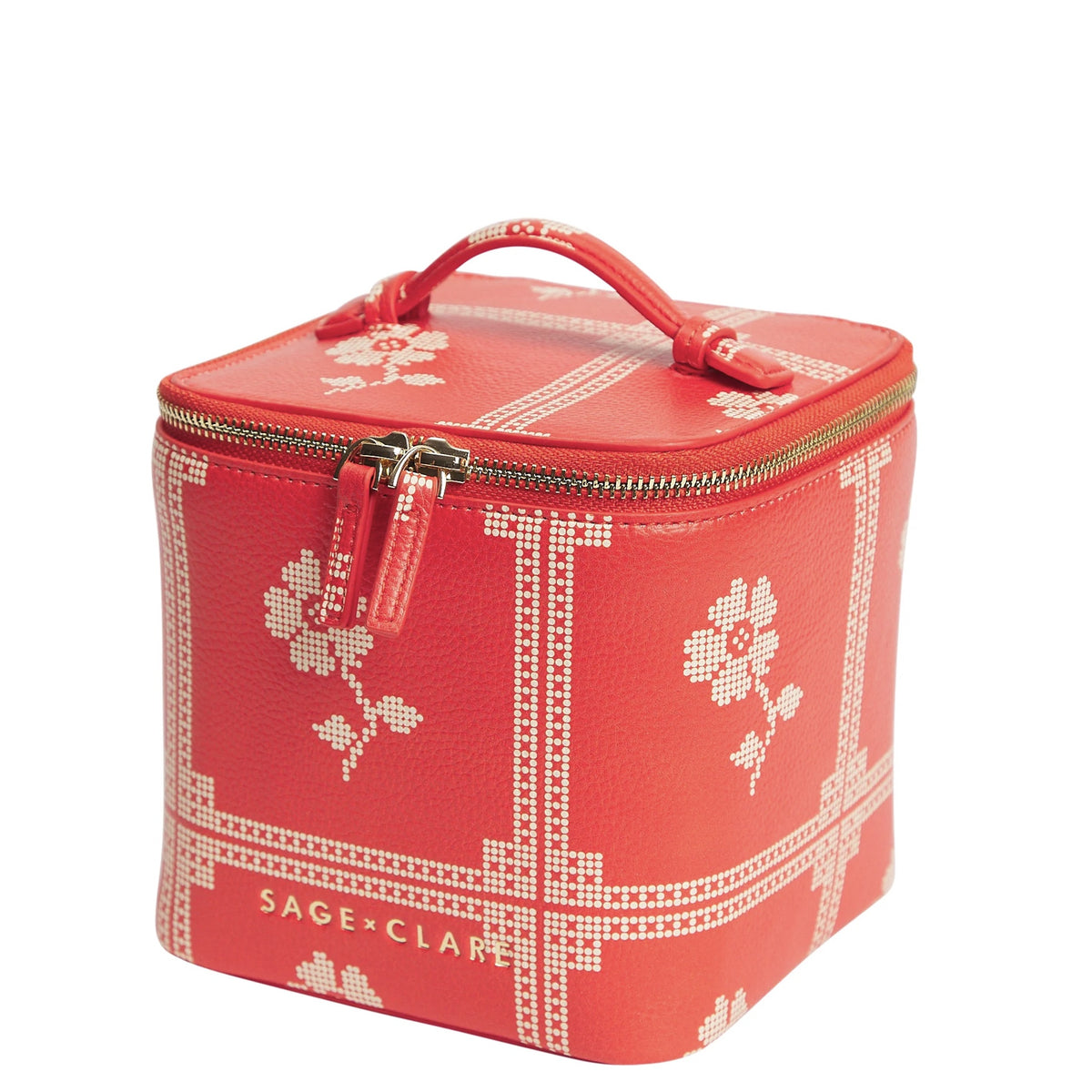 Sage x Clare Bonny Small Vanity Case - Poppy