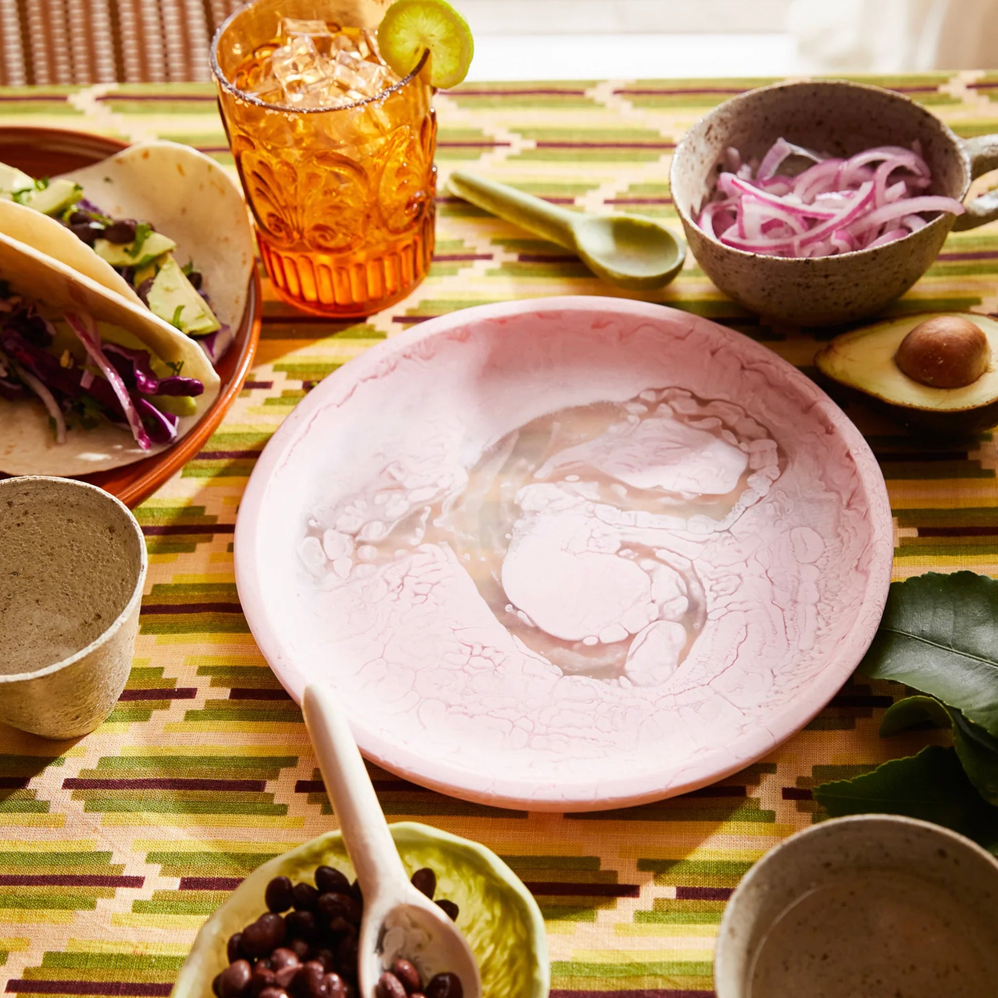 Sage x Clare Resin Aamin Mini Platter - Posy