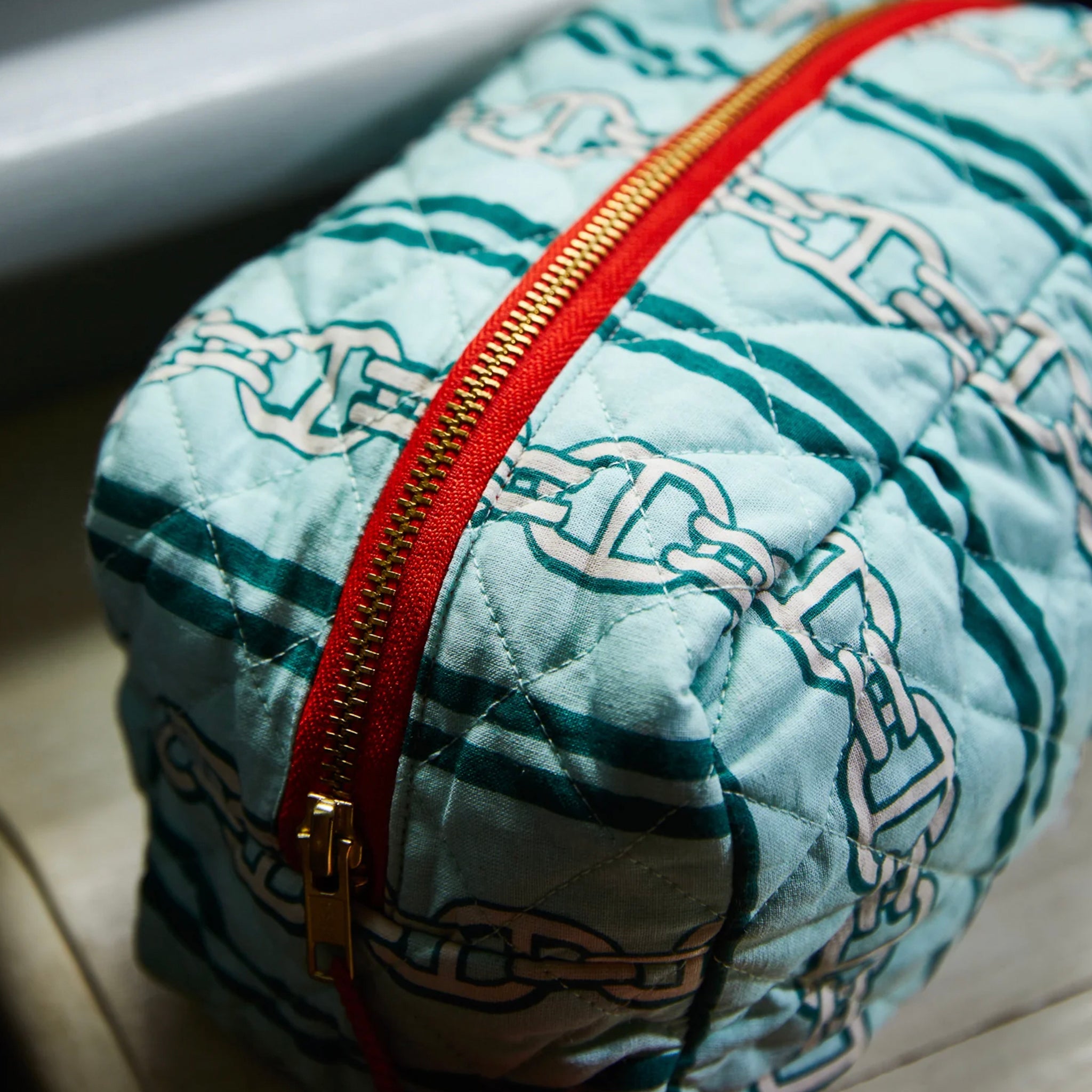 Sage x Clare Acadia Organic Cotton Beauty Bag