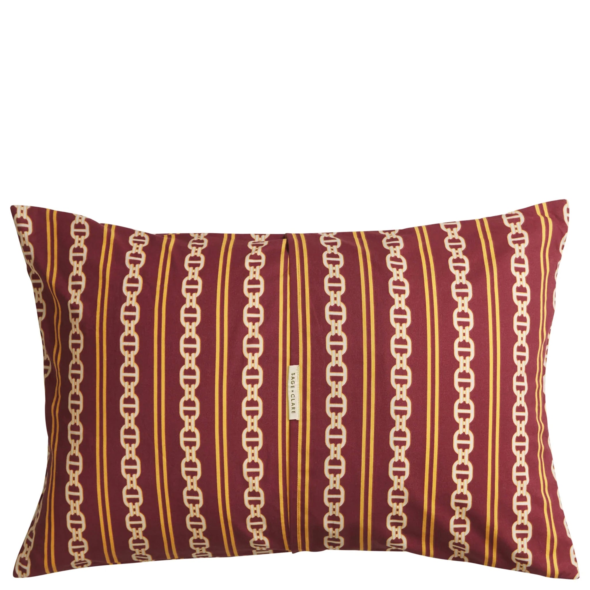 Sage x Clare Acadia Organic Cotton Pillowslip Set - Mahogany