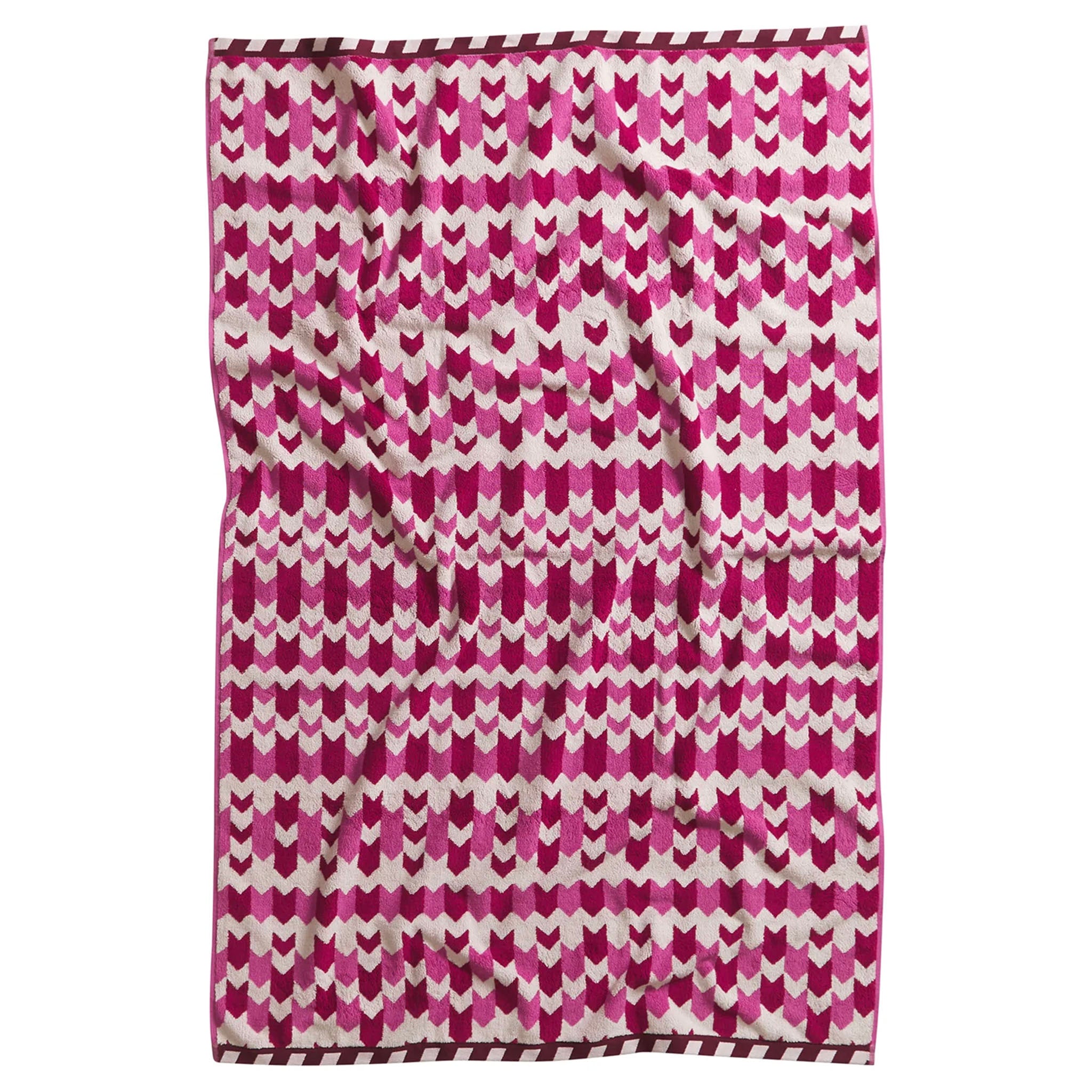 Sage x Clare Arlette Bath Sheet - Fuchsia