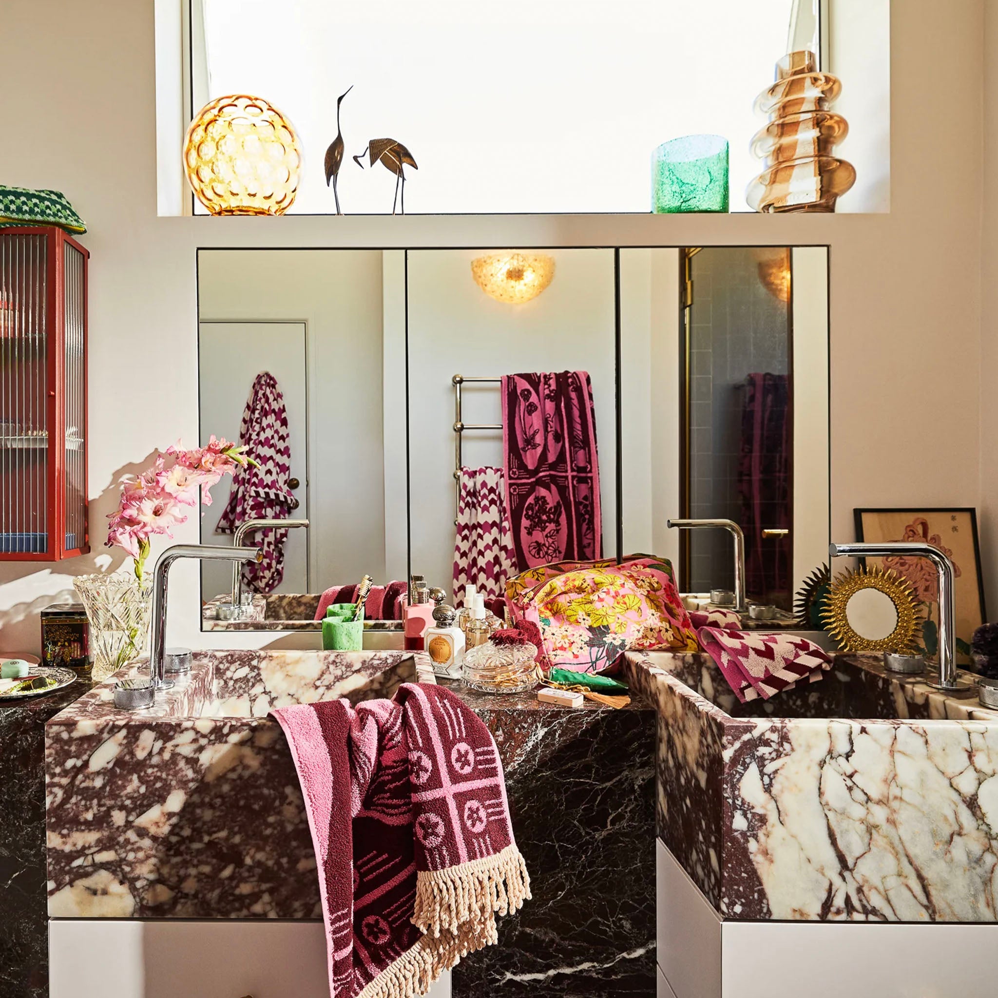 Sage x Clare Arlette Face Cloth - Fuchsia