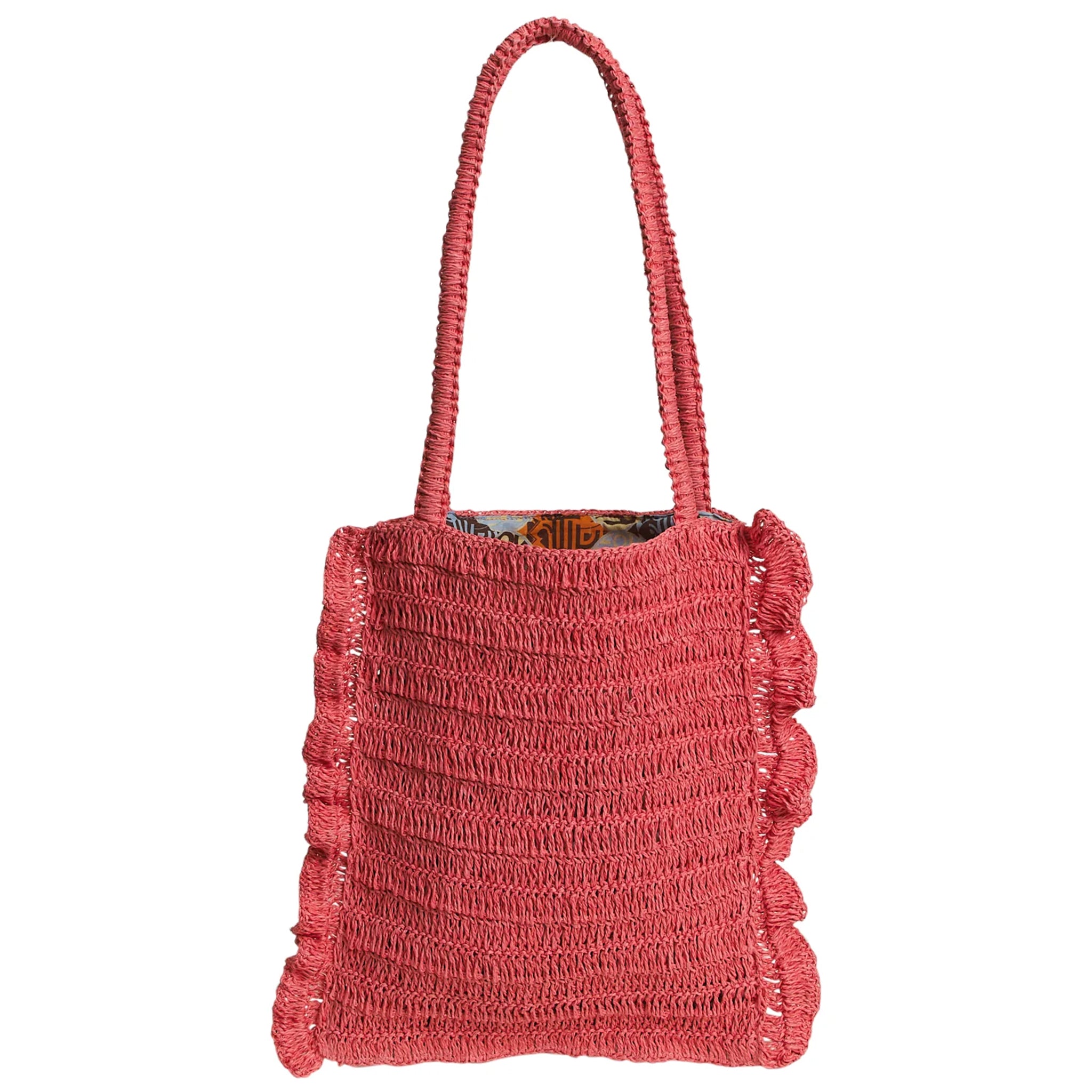 Sage x Clare Crochet Tote Bag - Sandria