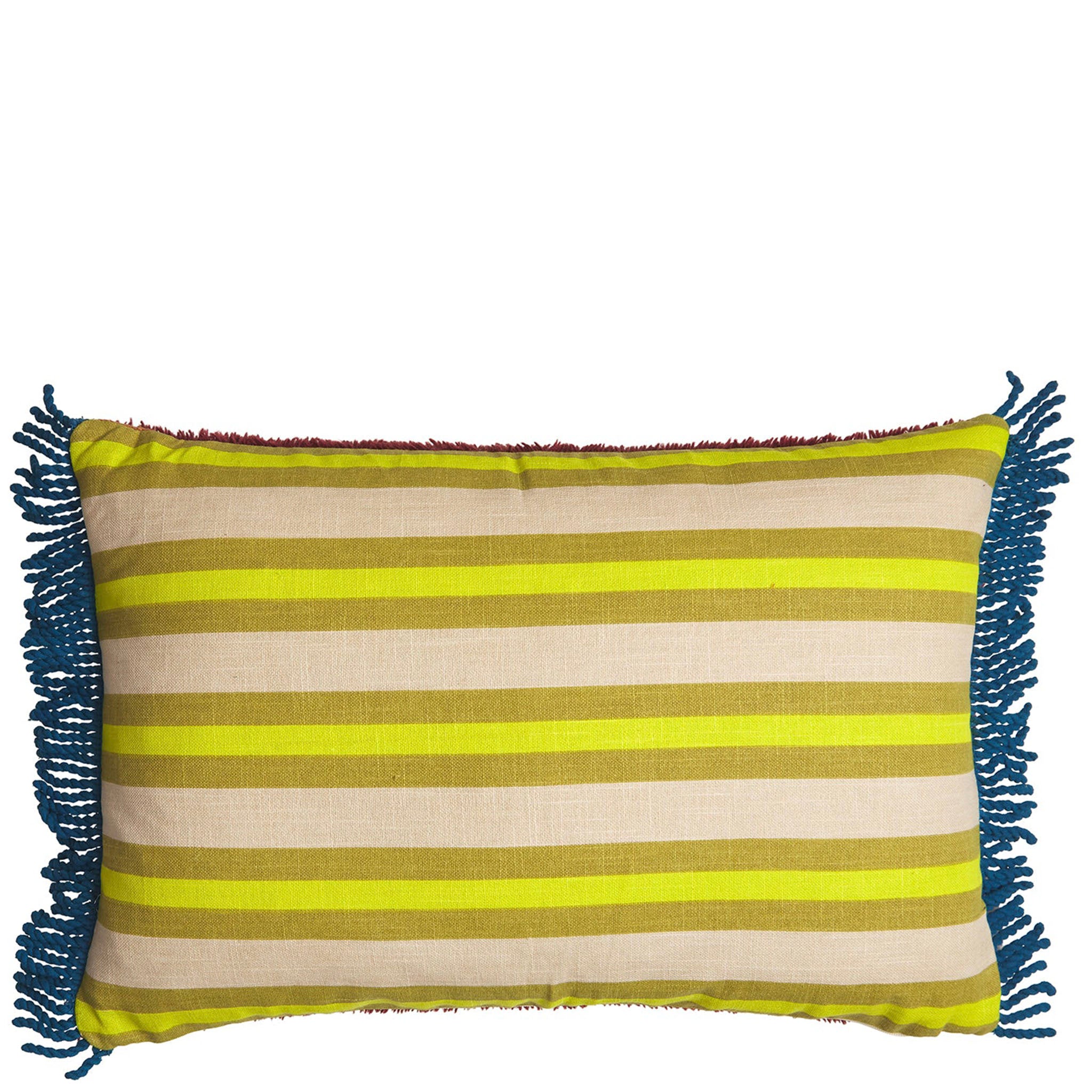 Sage x Clare Damas Tufted Cushion - Kent