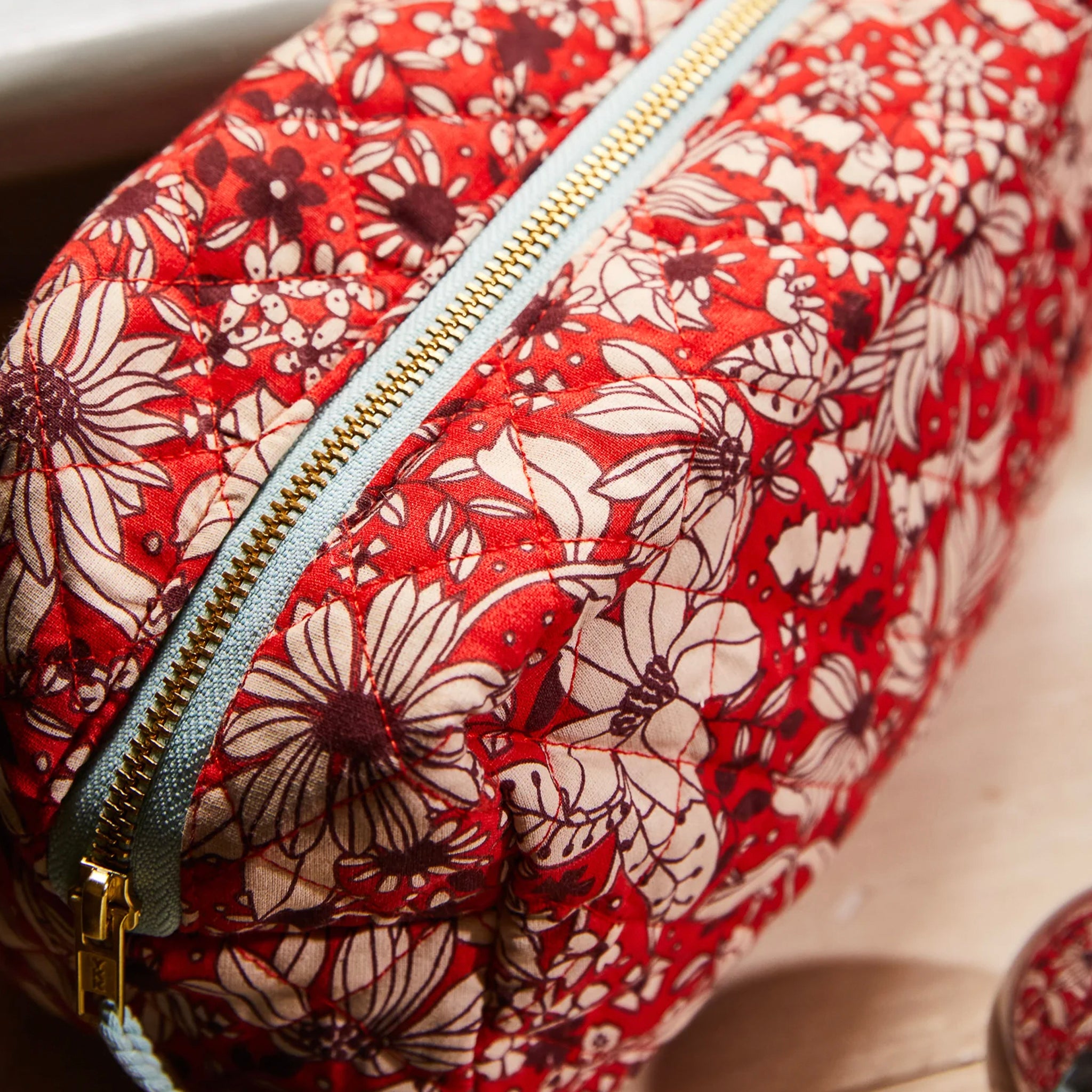 Sage x Clare Evette Organic Cotton Beauty Bag