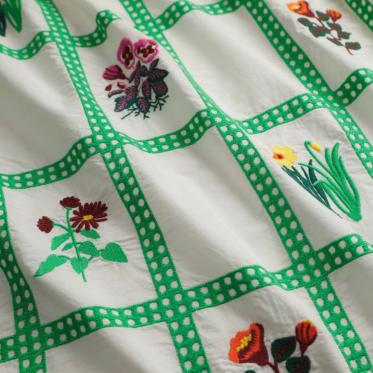 Sage x Clare Florina Maxi Skirt - Porcelain