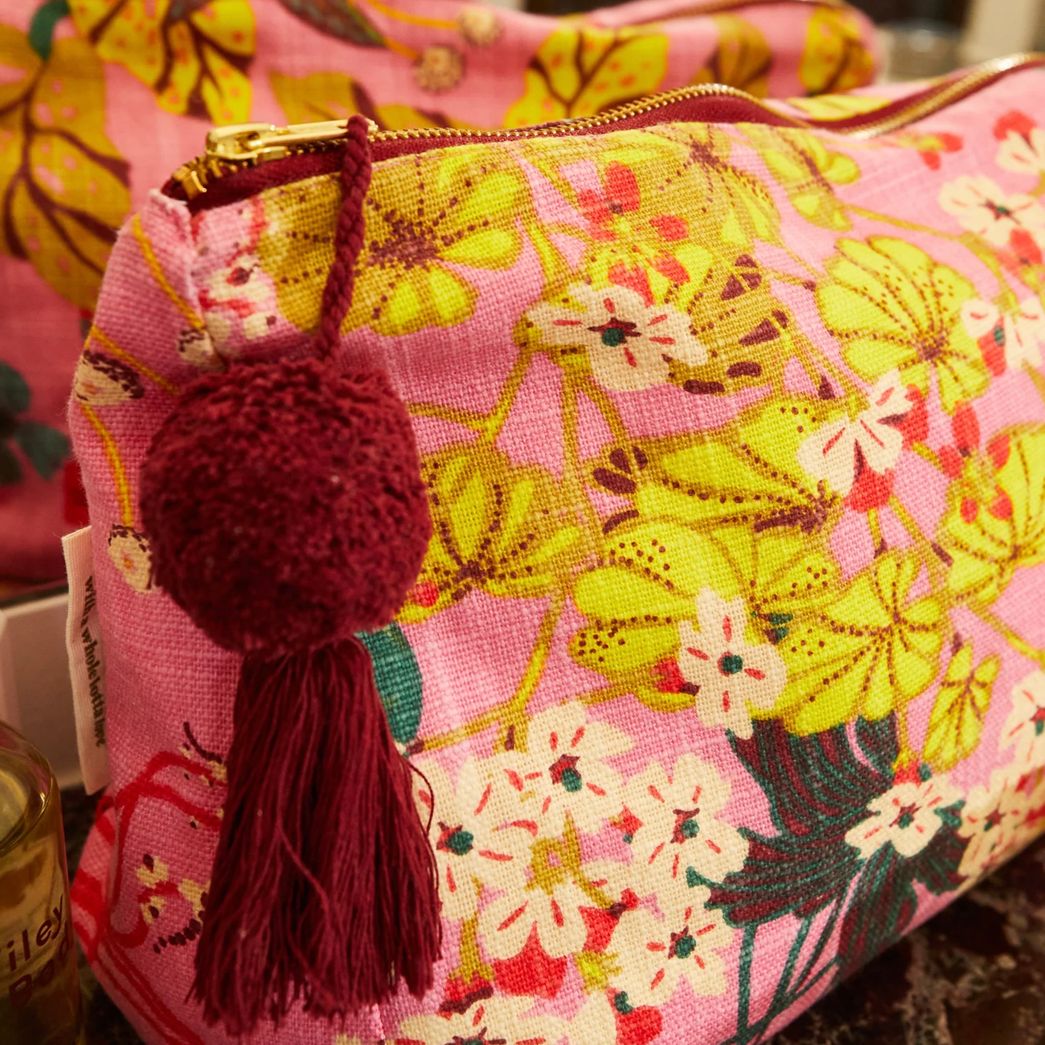 Sage x Clare Genevieve Organic Cotton Cosmetic Bag