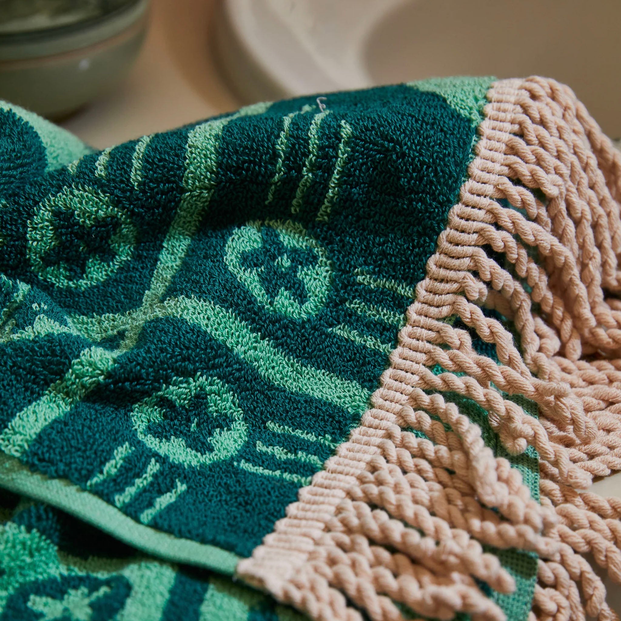 Sage x Clare Gigi Bath Sheet - Emerald