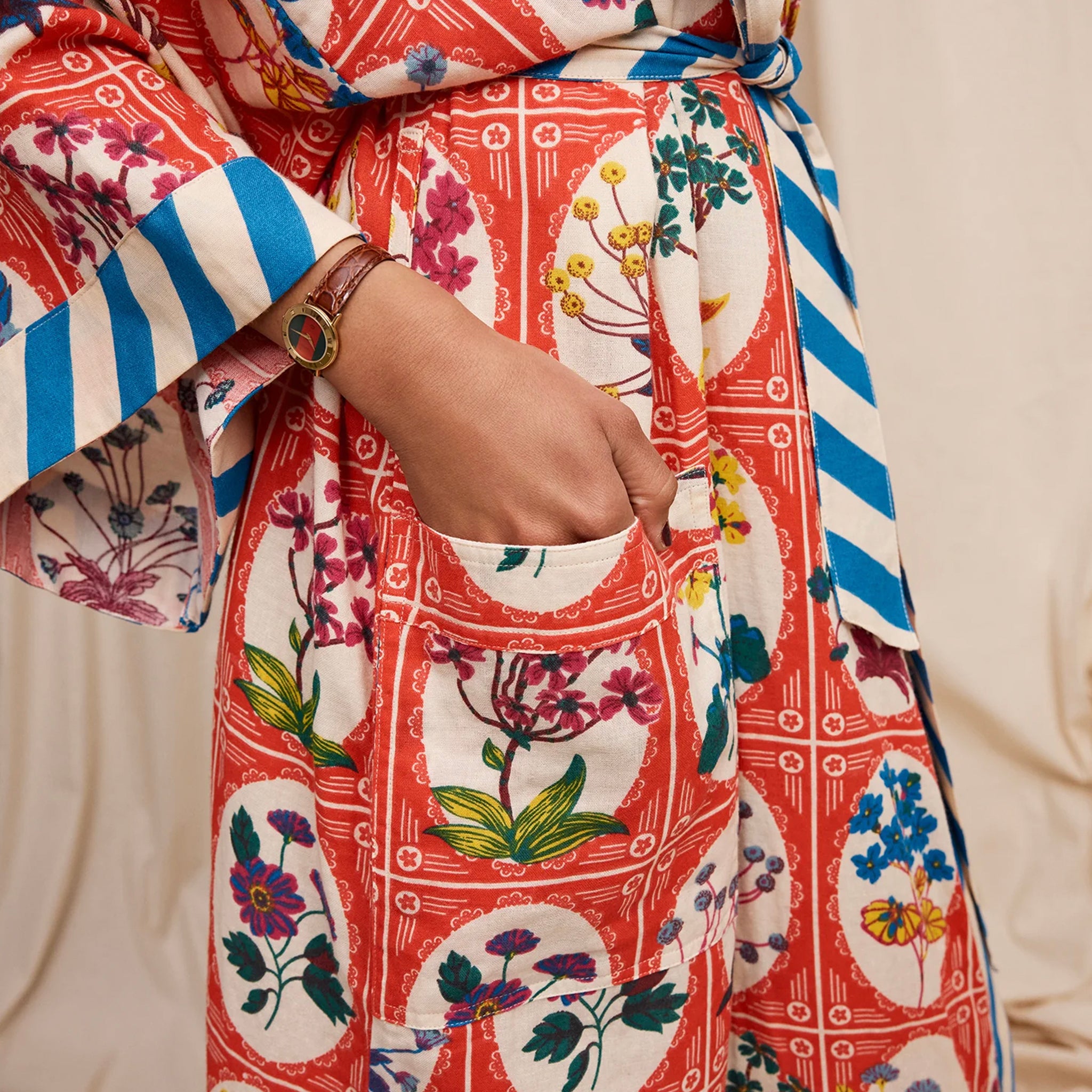 Sage x Clare Gigi Organic Cotton Bath Robe