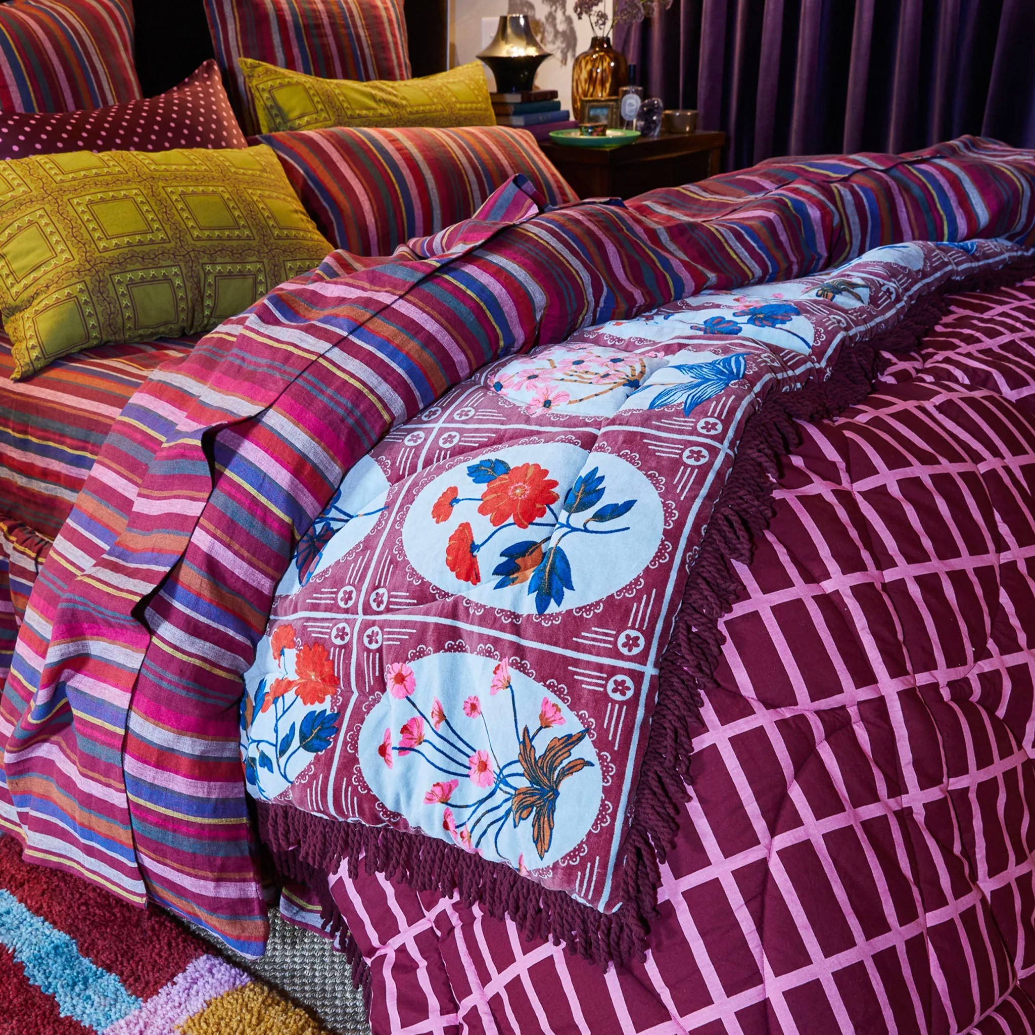 Sage x Clare Gigi Velvet Blanket
