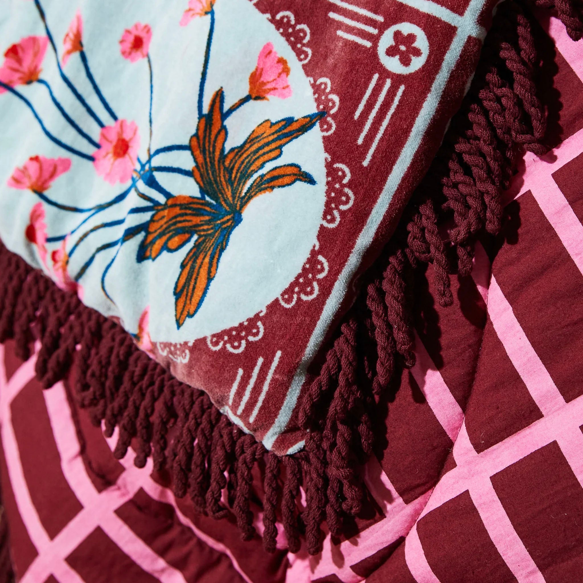Sage x Clare Gigi Velvet Blanket