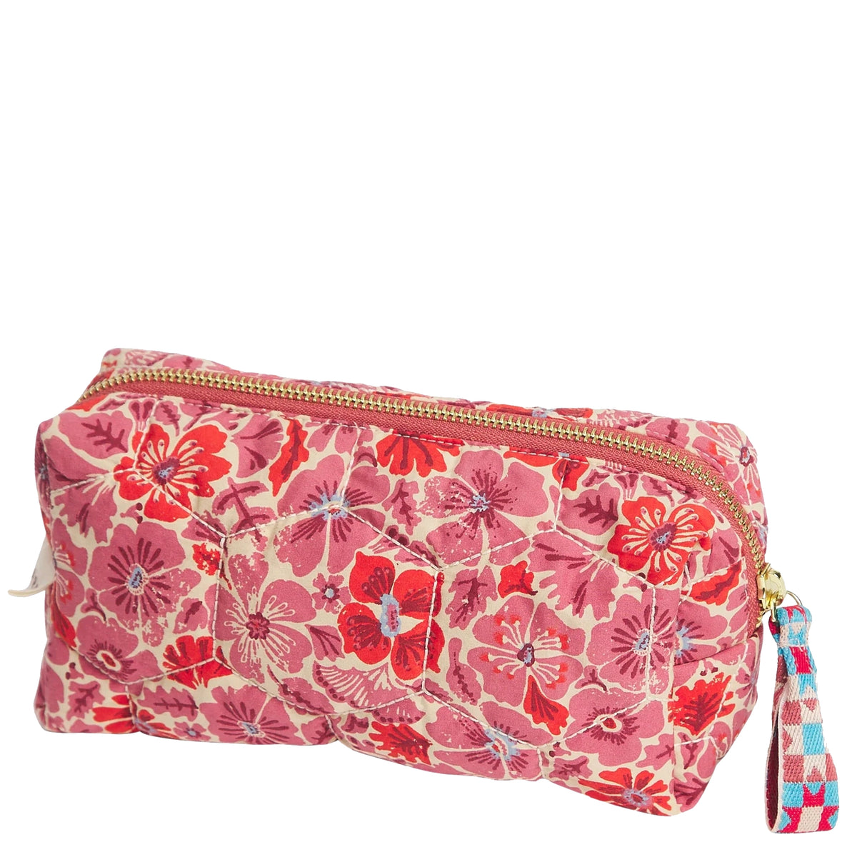 Sage x Clare Magnolia Travel Pouch - Poppy