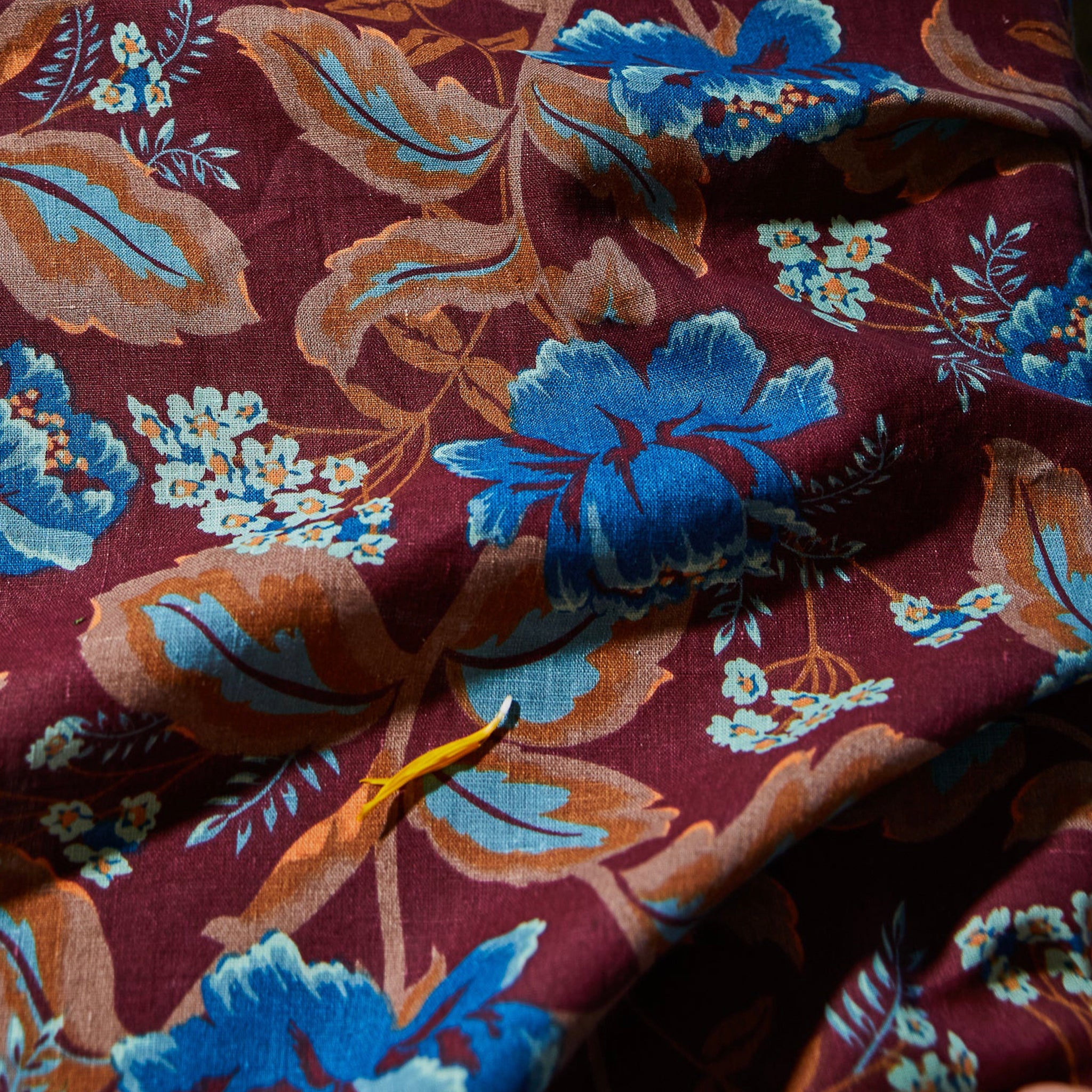 Sage x Clare Margot Linen Tablecloth - Mahogany