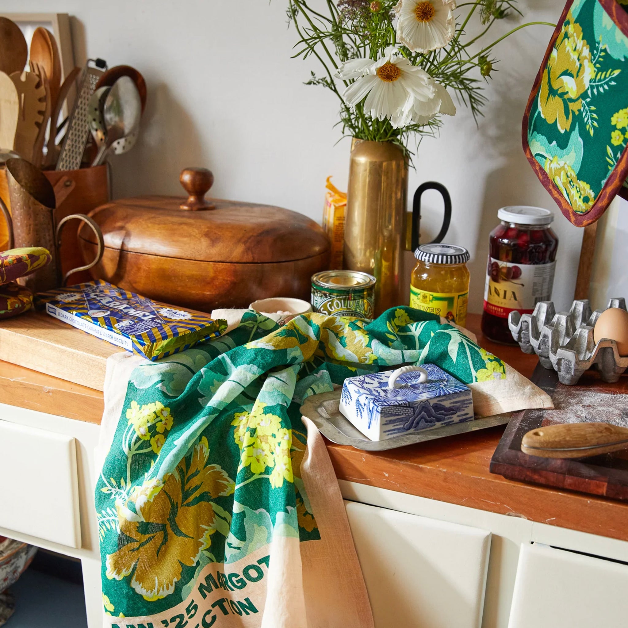 Sage x Clare Margot Linen Tea Towel