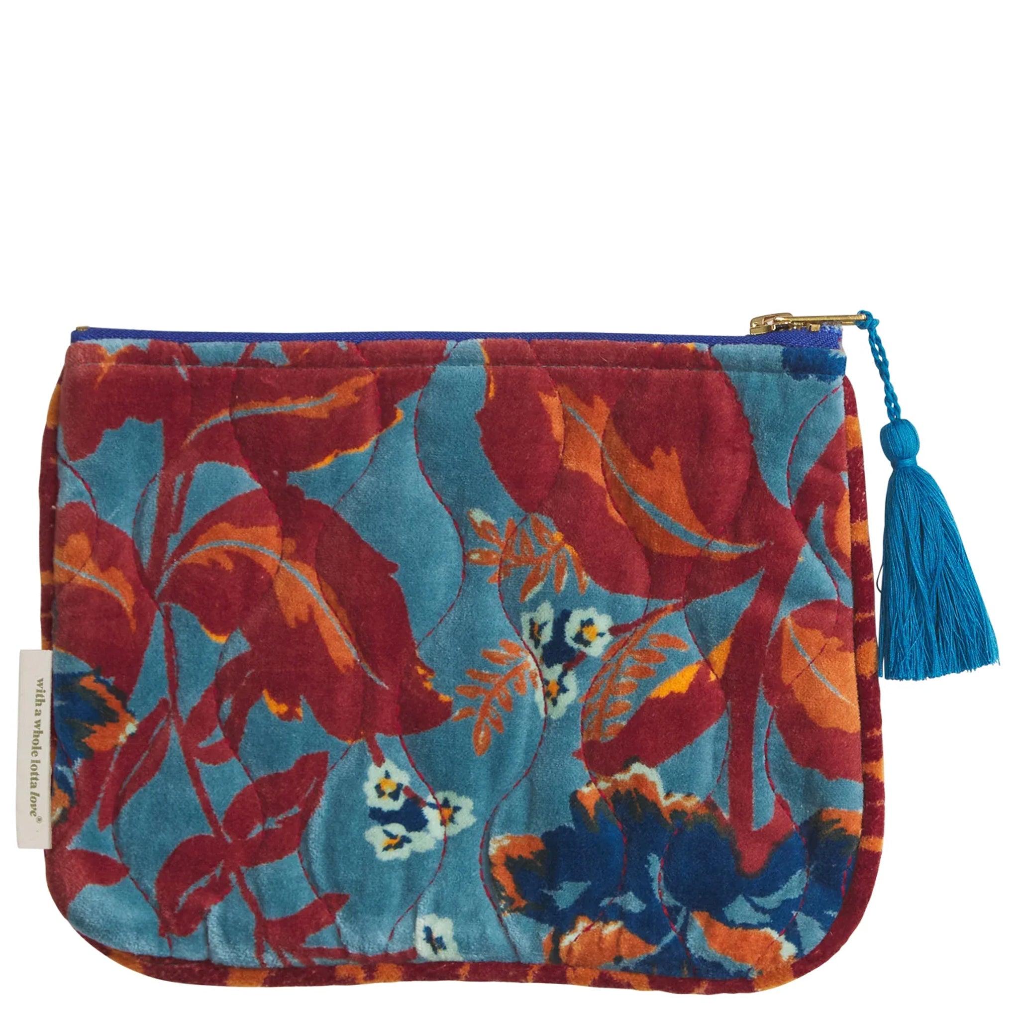 Sage x Clare Margot Velvet Pouch