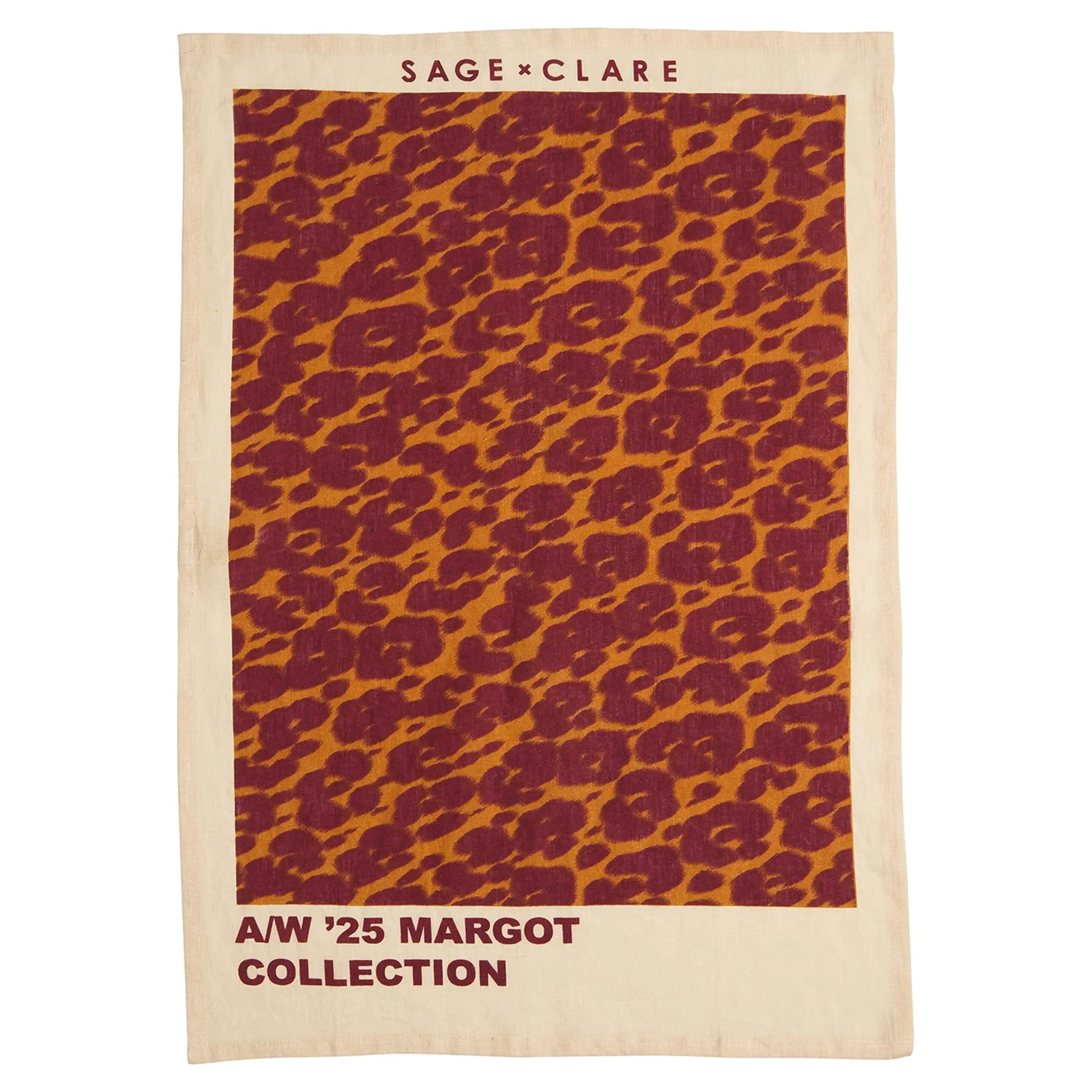 Sage x Clare Odette Linen Tea Towel