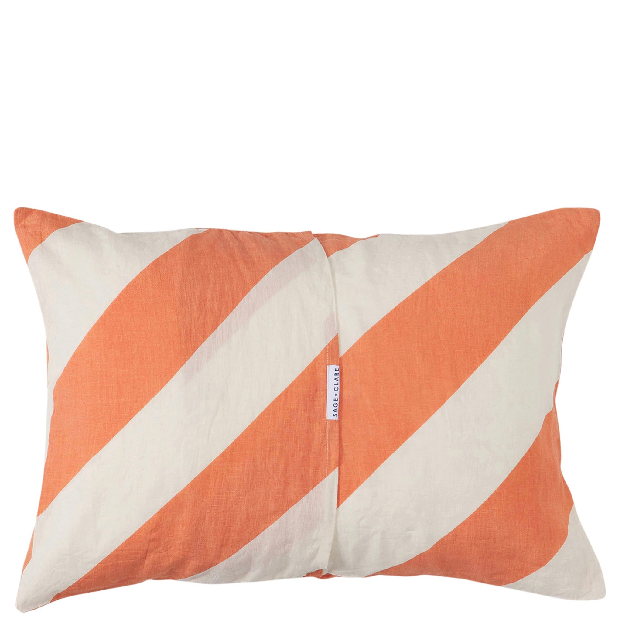 Sage x Clare Palo Alto Linen Pillowslip Set - Cayenne