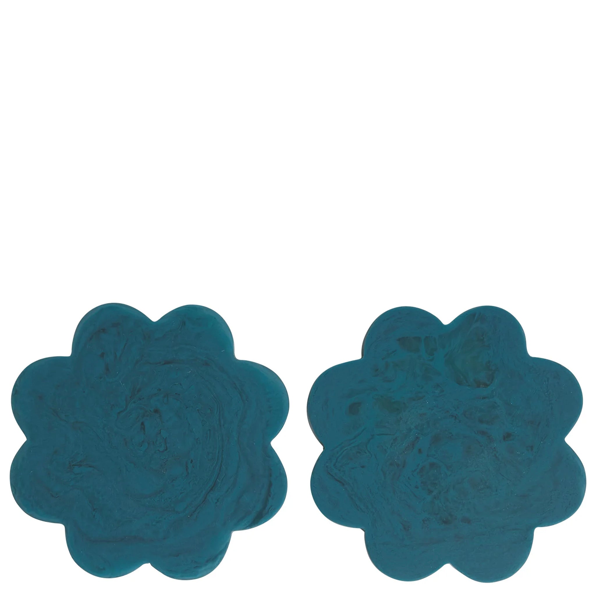 Sage x Clare Resin Cecilia Coaster Set - Capri