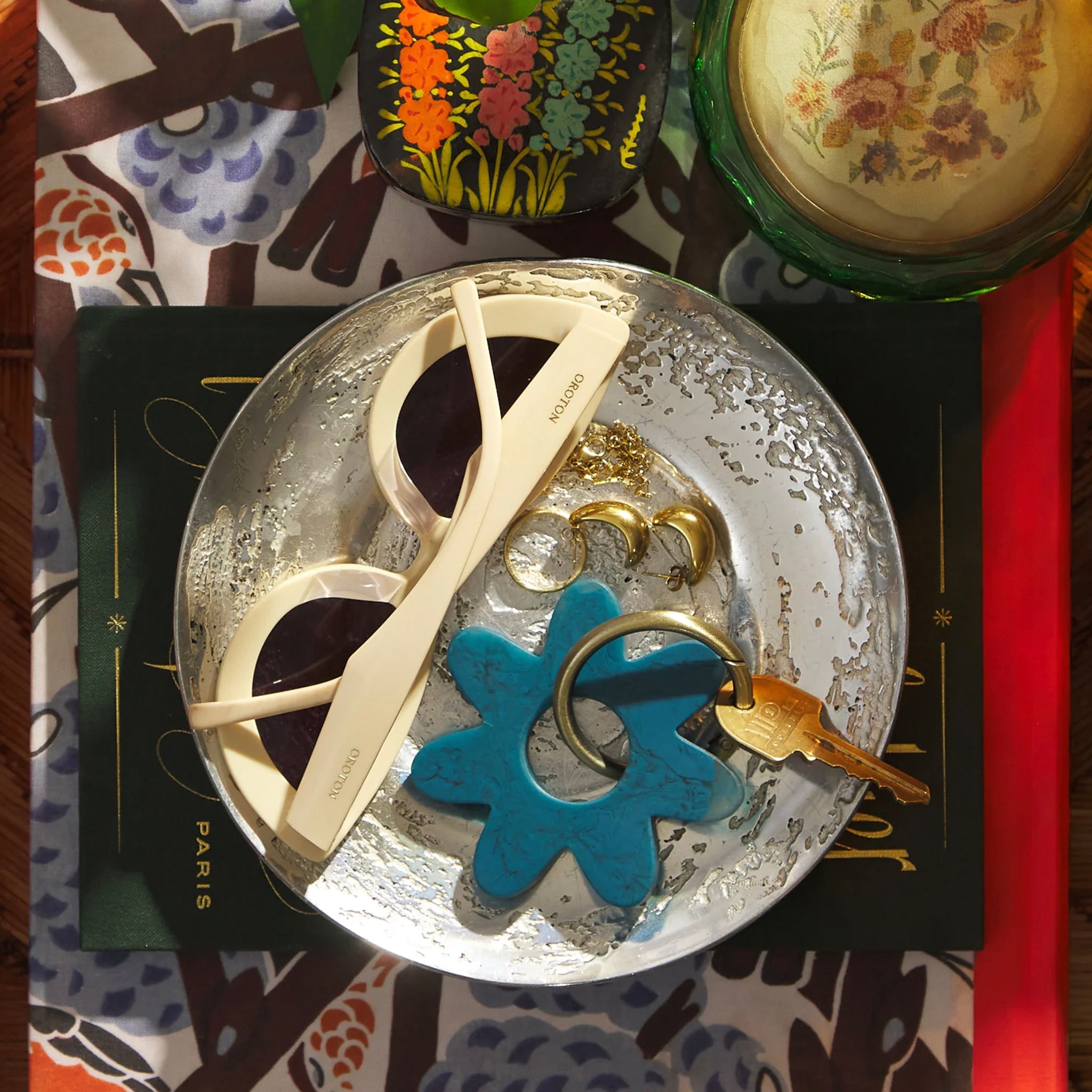 Sage x Clare Resin Whitney Keyring - Capri