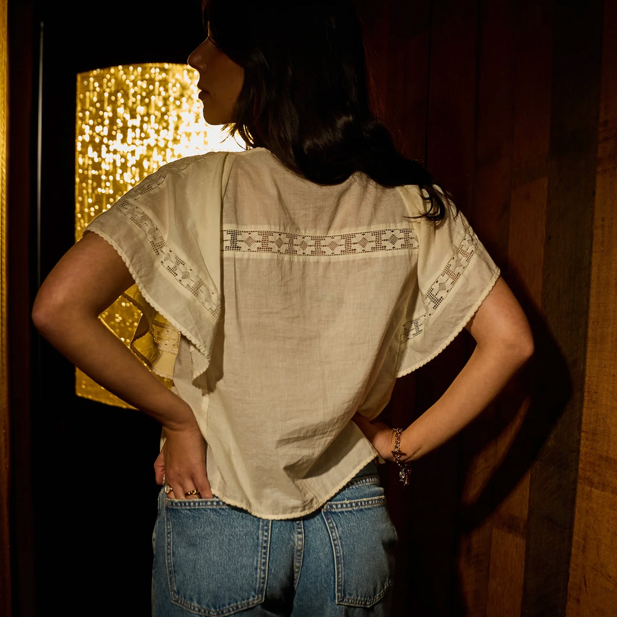 Sage x Clare Zaria Blouse