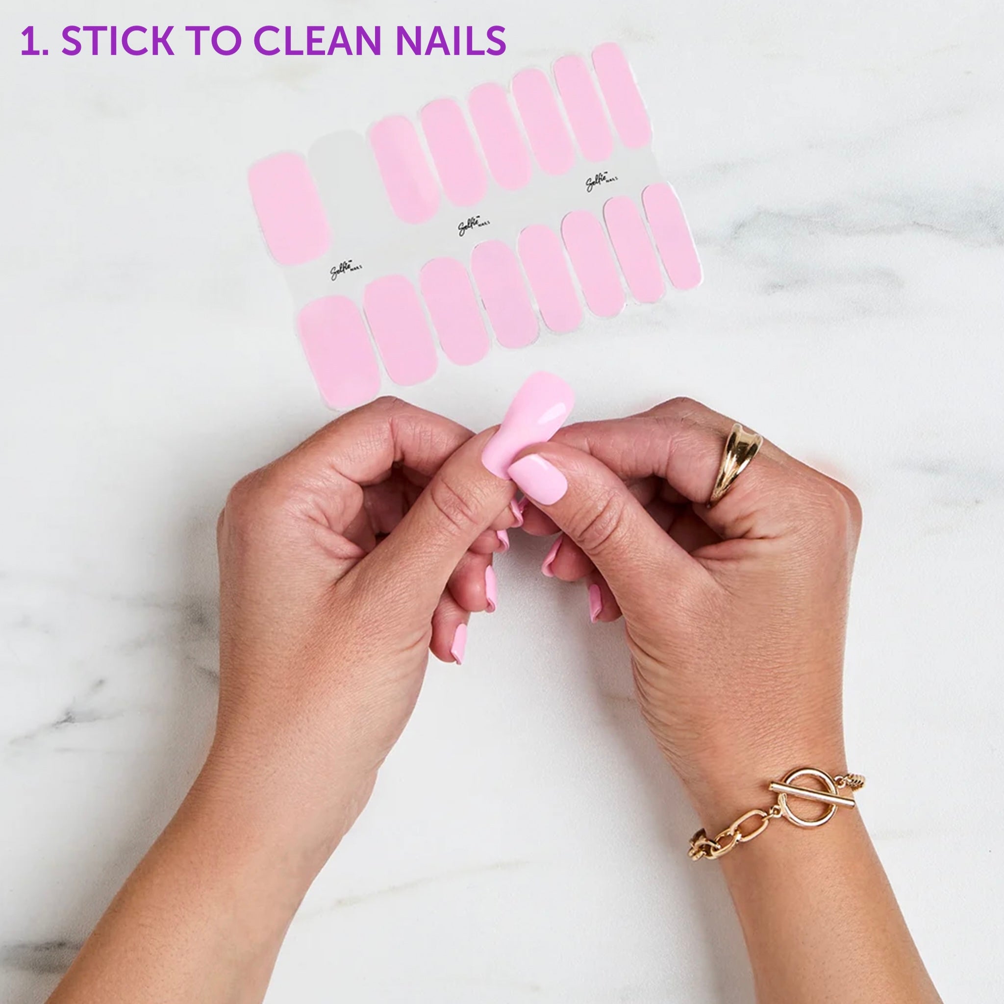 Selfie Nails Beauty Bag Nail Kit - Pearl