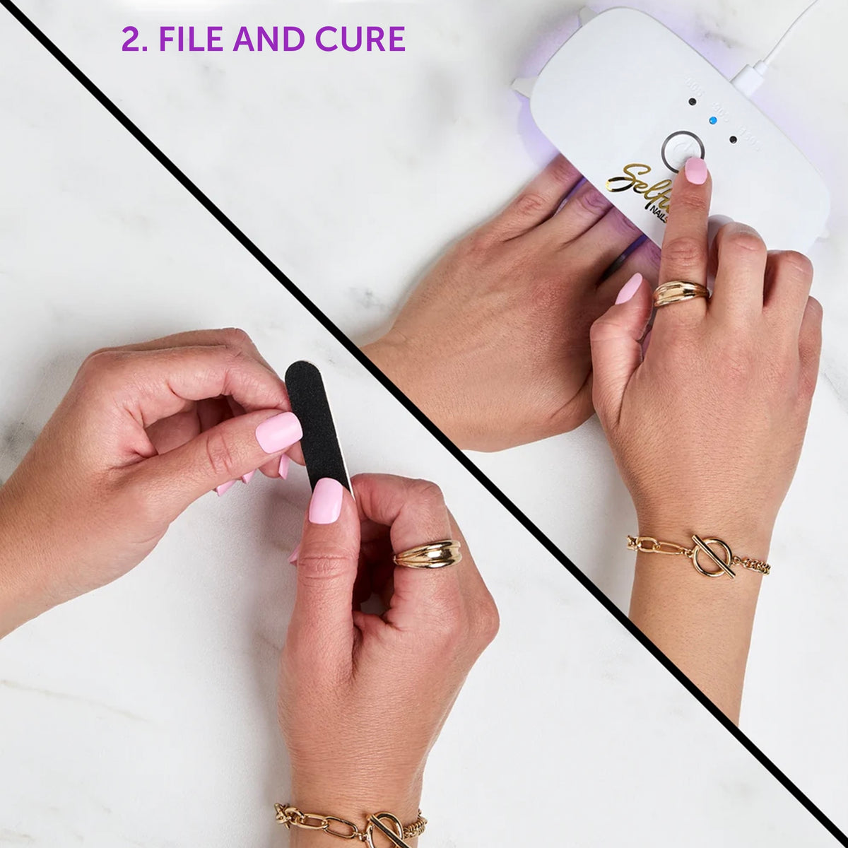 Selfie Nails Beauty Bag Nail Kit - Pearl
