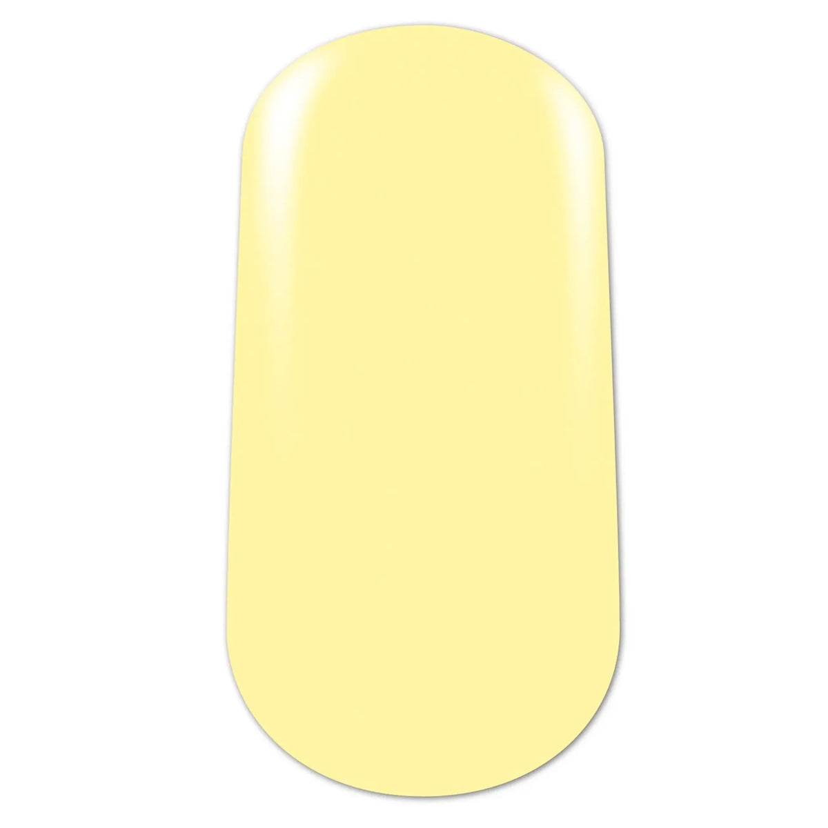 Selfie Nails Express Gel Polish Strips in Butter, pale yellow nail colour swatch