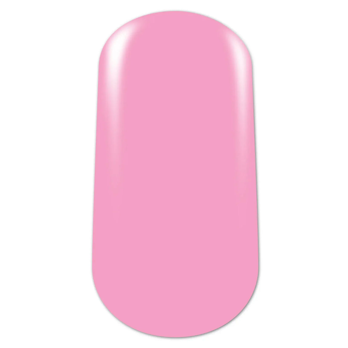 Selfie Nails Express Gel Polish Strips Candy Pink, glossy pink colour swatch