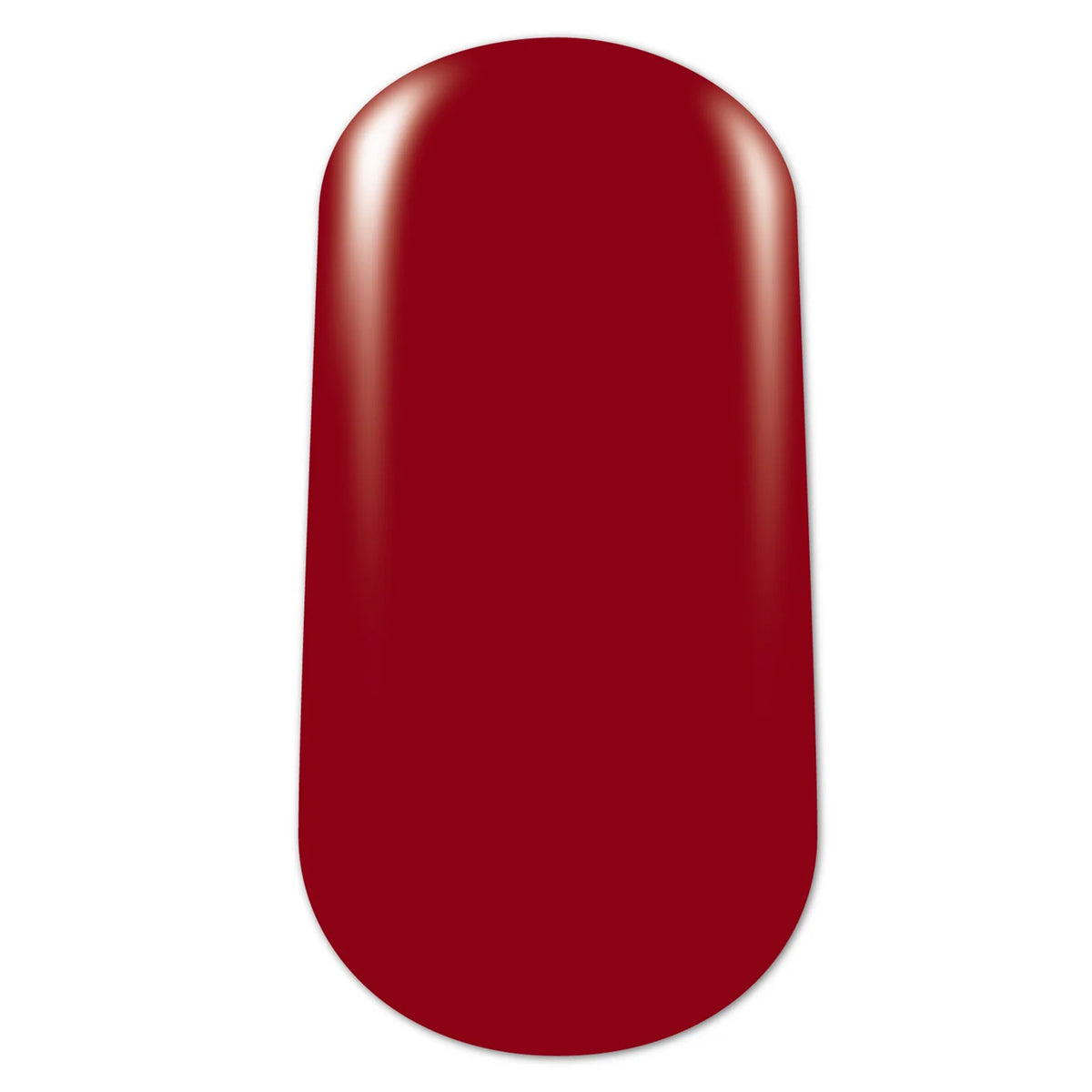 Selfie Nails Express Gel Polish Strips Cherry, glossy deep red colour swatch