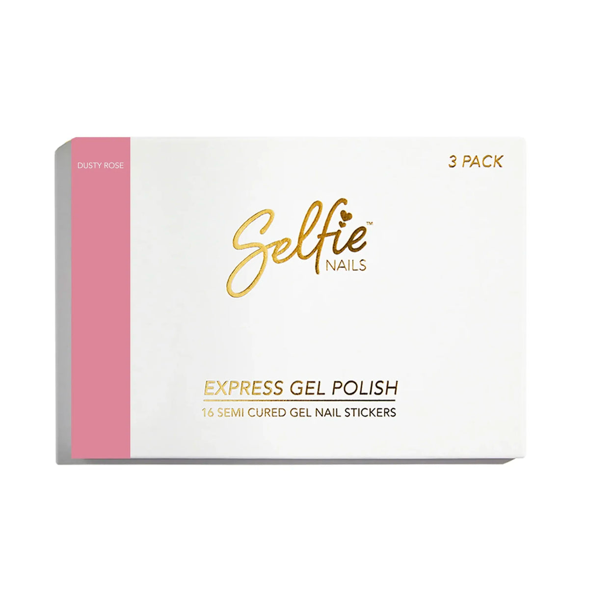 Selfie Nails Express Gel Polish Strips Dusty Rose shade