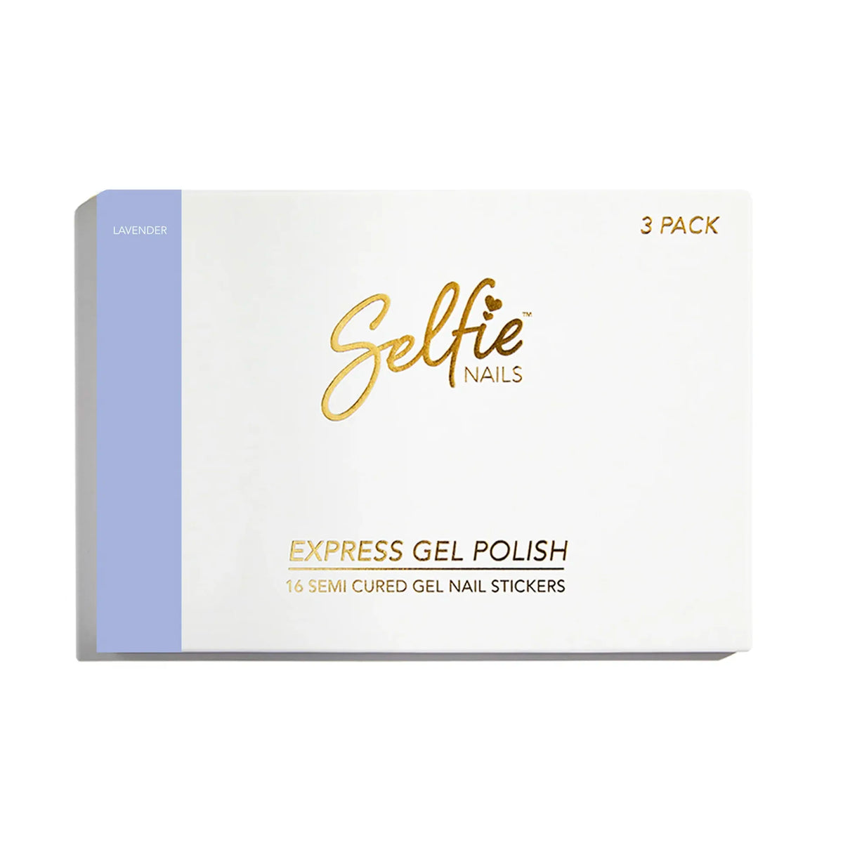 Selfie Nails Express Gel Polish Strips Lavender shade