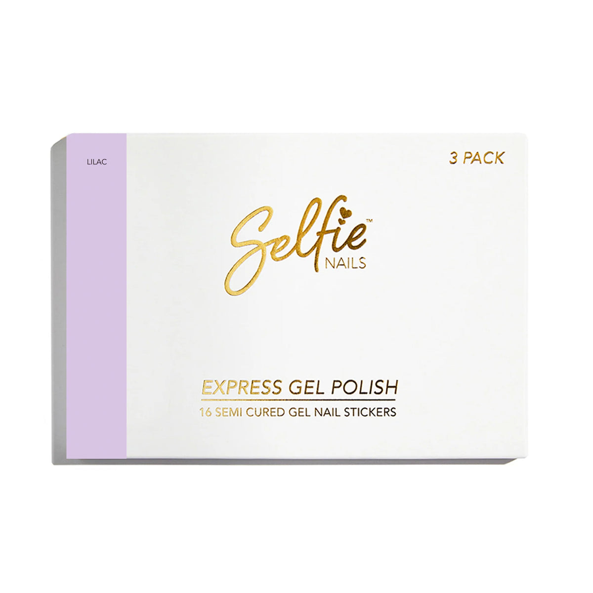 Selfie Nails Express Gel Polish Strips Lilac shade