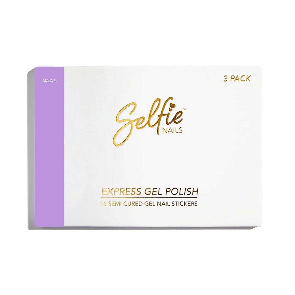 Selfie Nails Express Gel Polish Strips Mauve shade